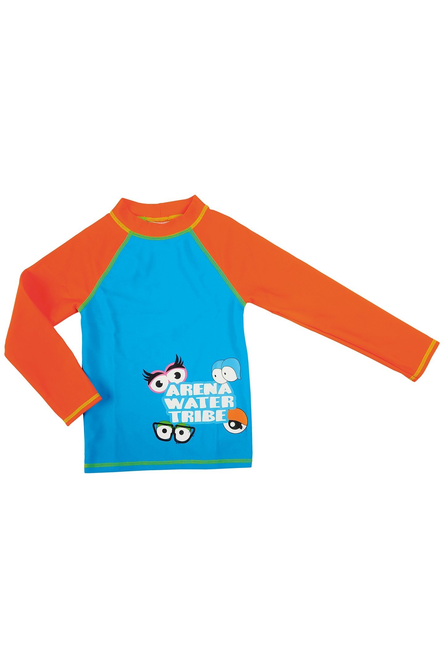 AWT KIDS BOY UV L/S TEE TURQUOISE-MANGO 1