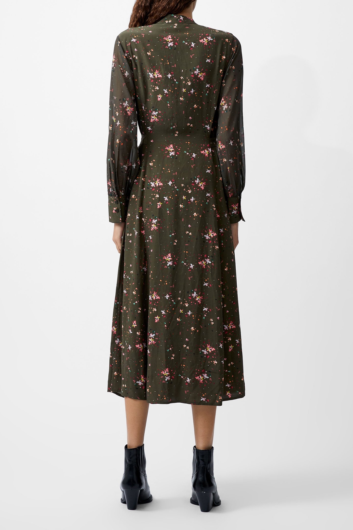 CARINA DELPHINE GGT MIX SHIRT OLIVE NIGHT MULTI 2