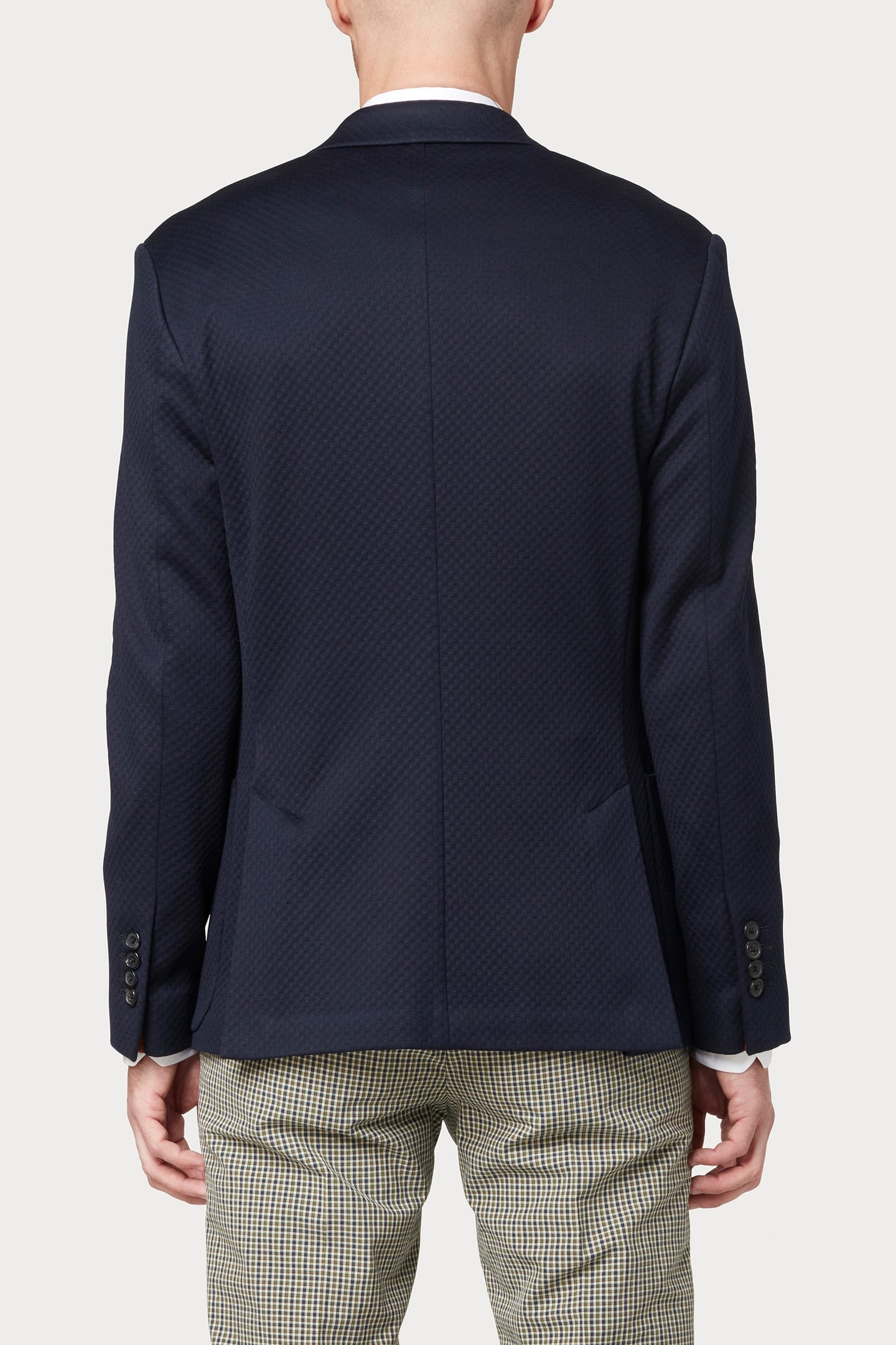 GENTS 2BTN PATCH POCKET JACKET VERY DARK NAVY 2