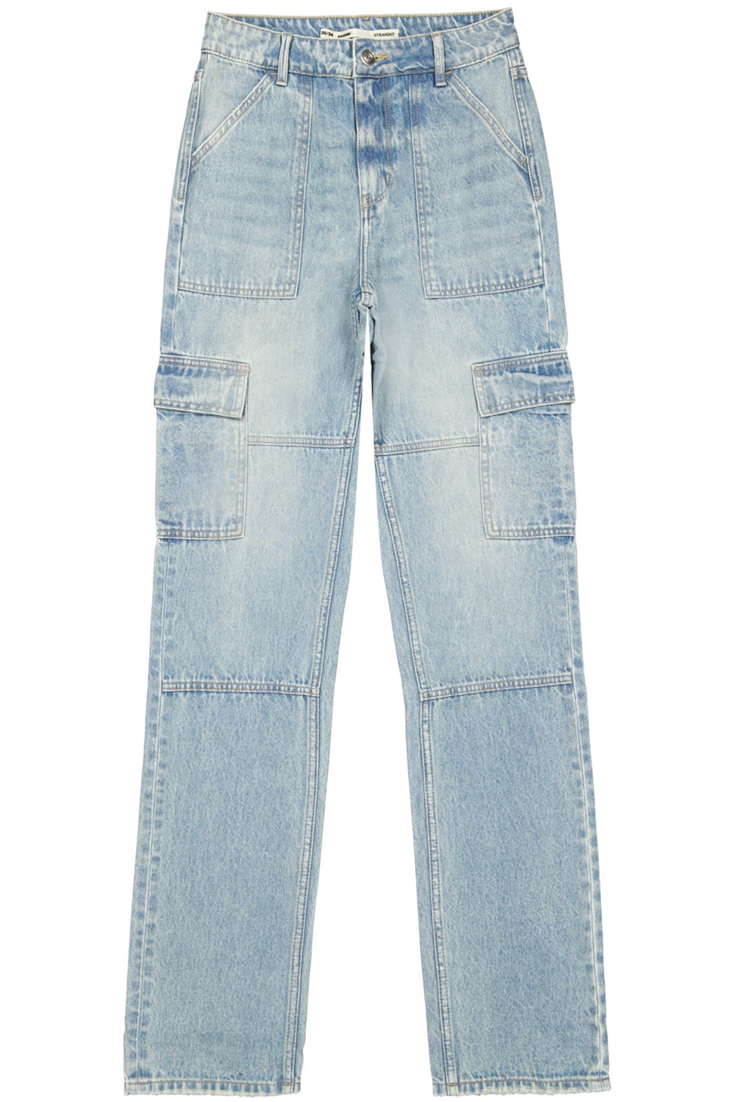 SUNSET WORKER JEANS MID BLUE STONE 1