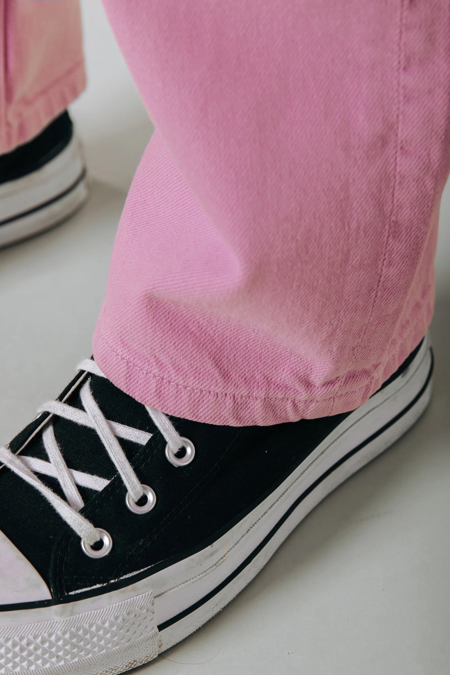 JONES MID RISE STRAIGHT LEG PANTS LIGHT BRIGHT PINK 7