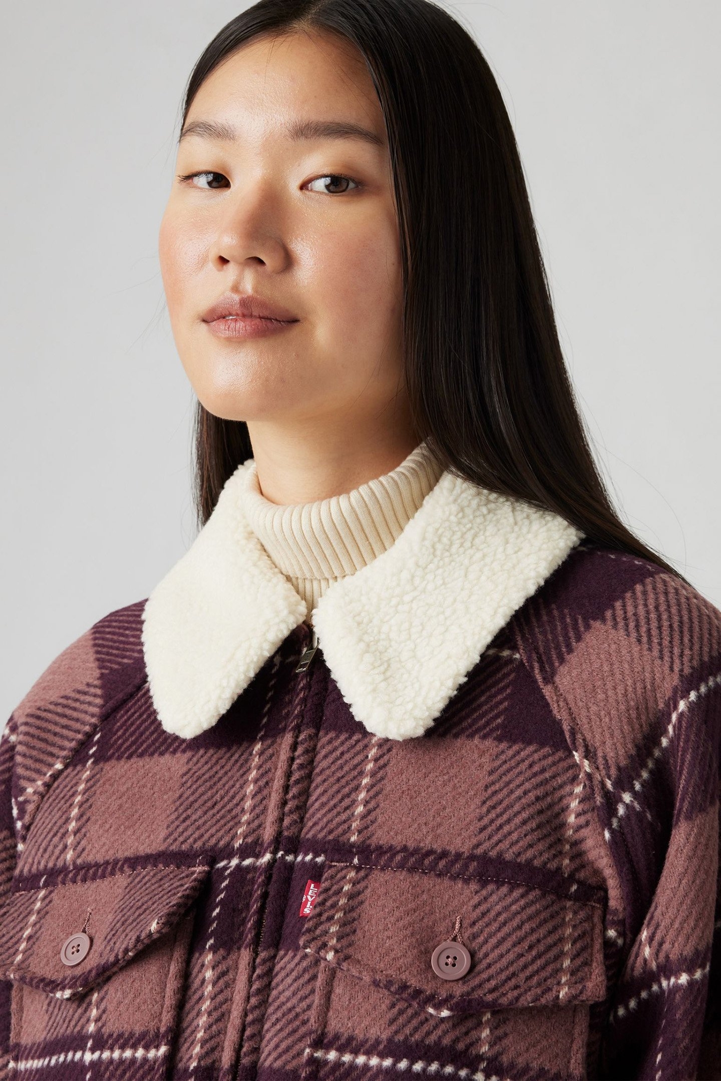 CROPPED PLAID JACKET 5