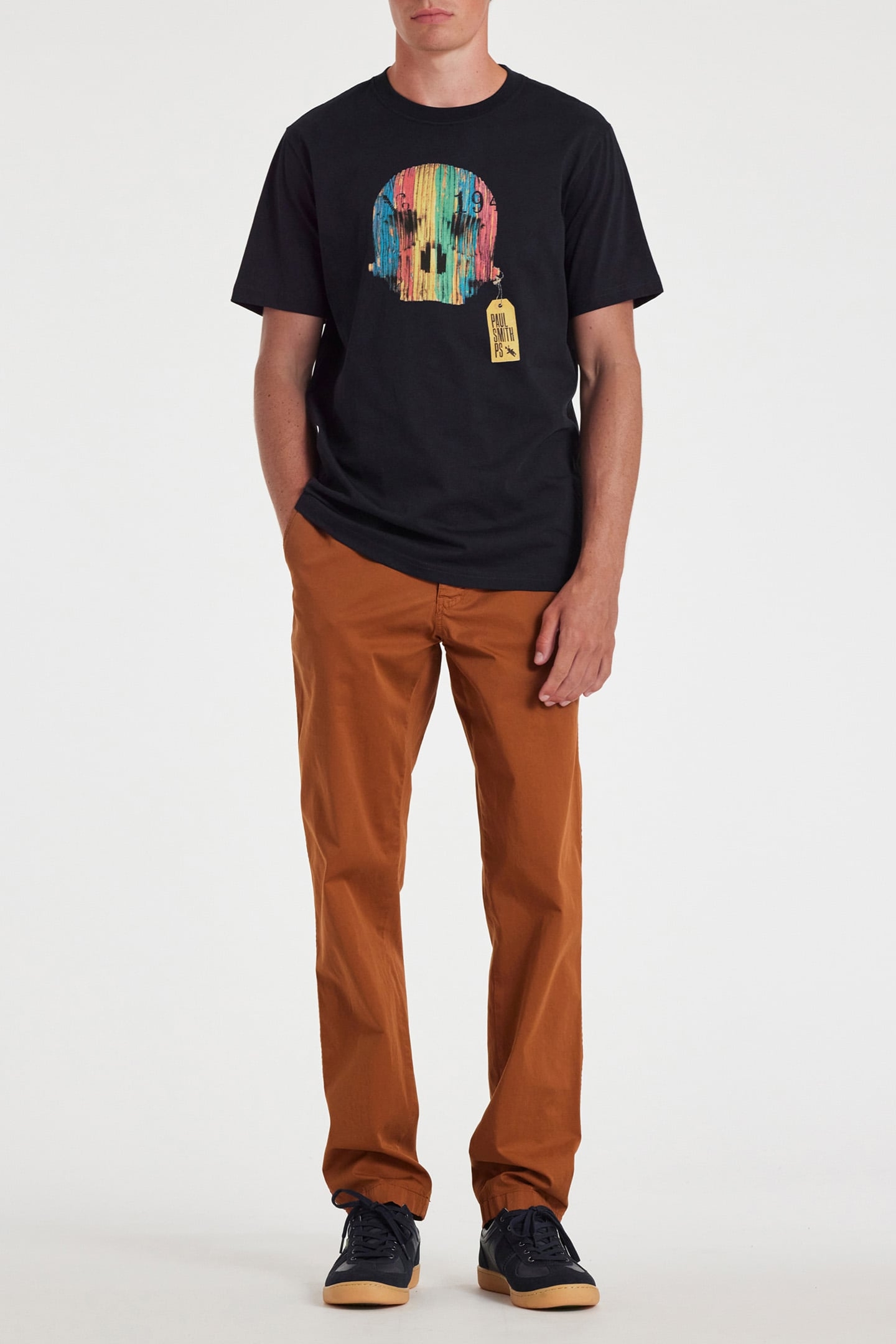 REG FIT TSHIRT ODEN SKULL VERY DARK NAVY 3