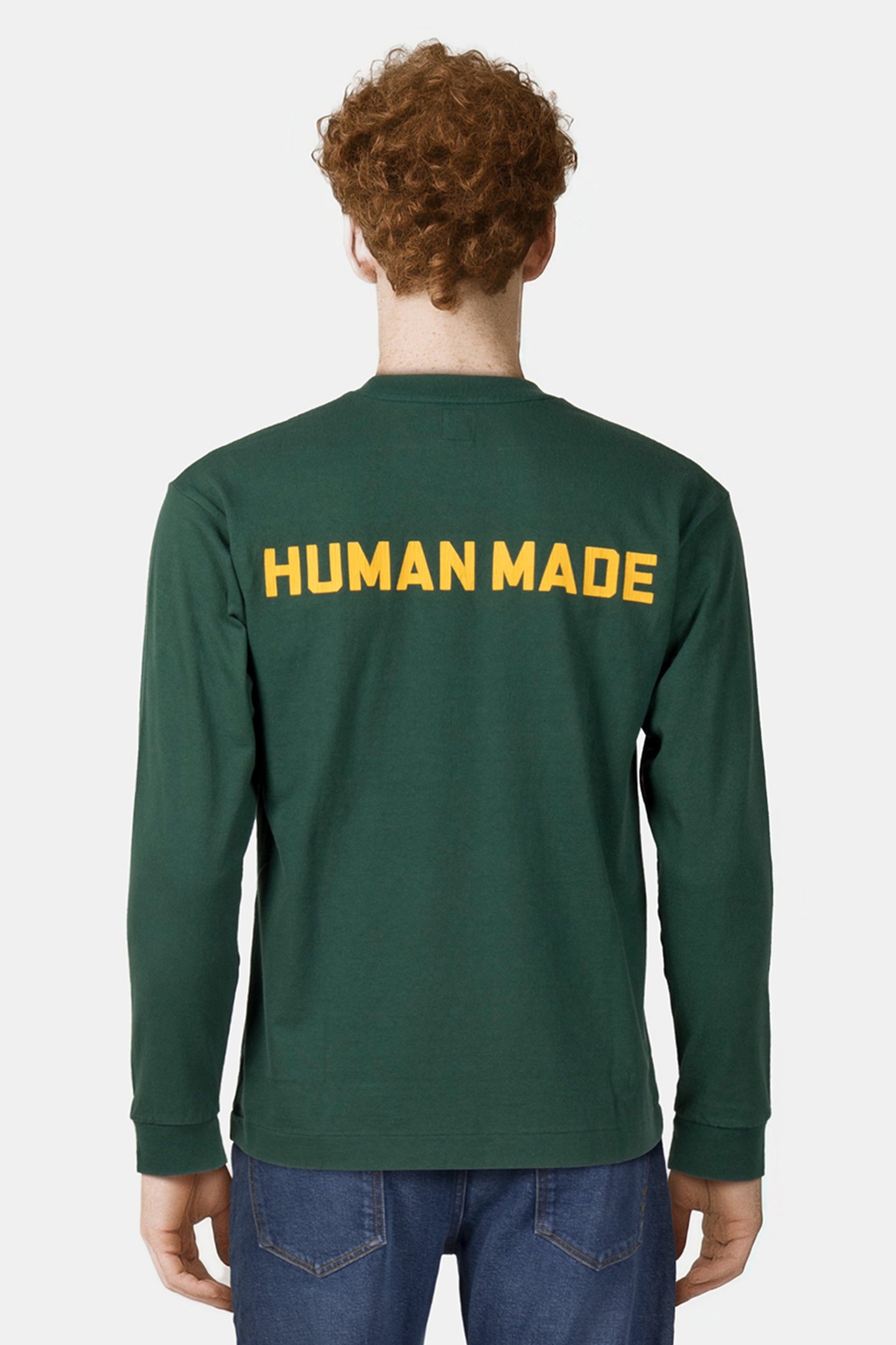 HUMAN MADE – GRAPHIC L/S T-SHIRT GREEN 2