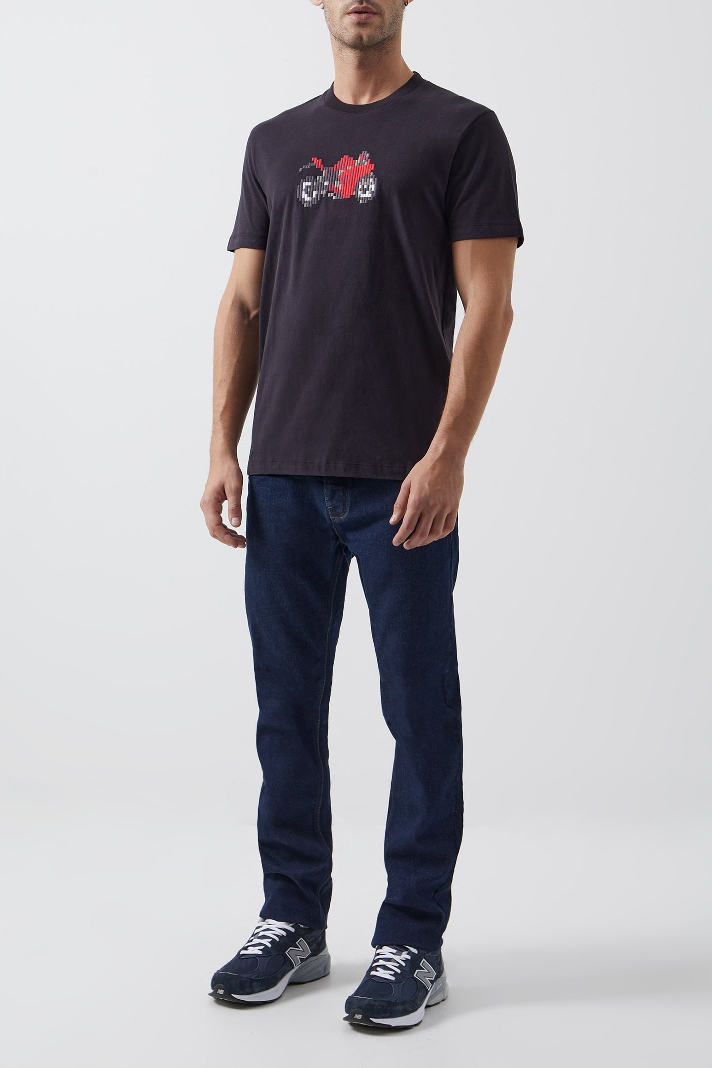 PIXEL MOTORBIKE T-SHIRT BLACK ONYX 2