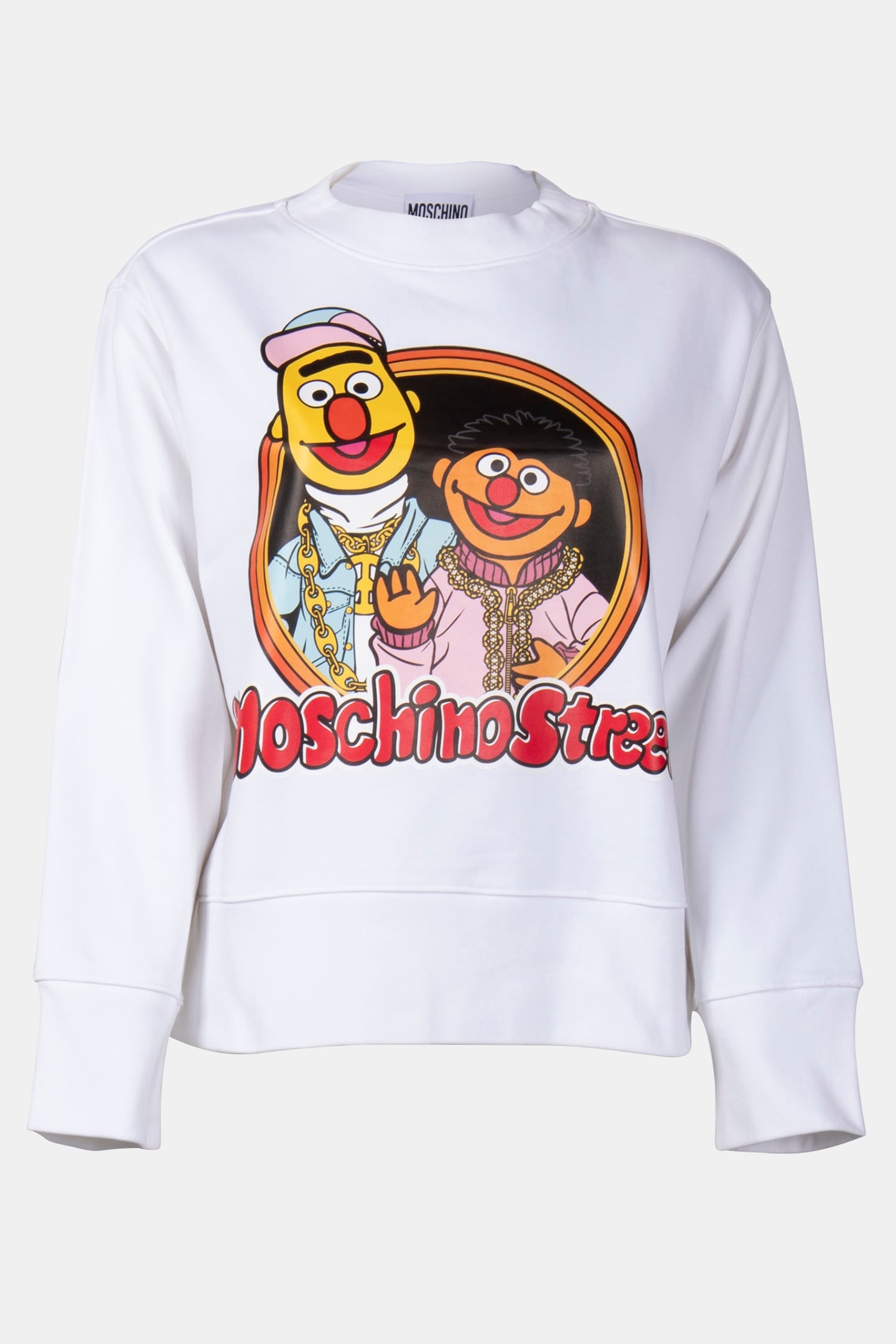 MOSCHINO SESAME STREET© COTTON SWEATSHIRT WHITE 3