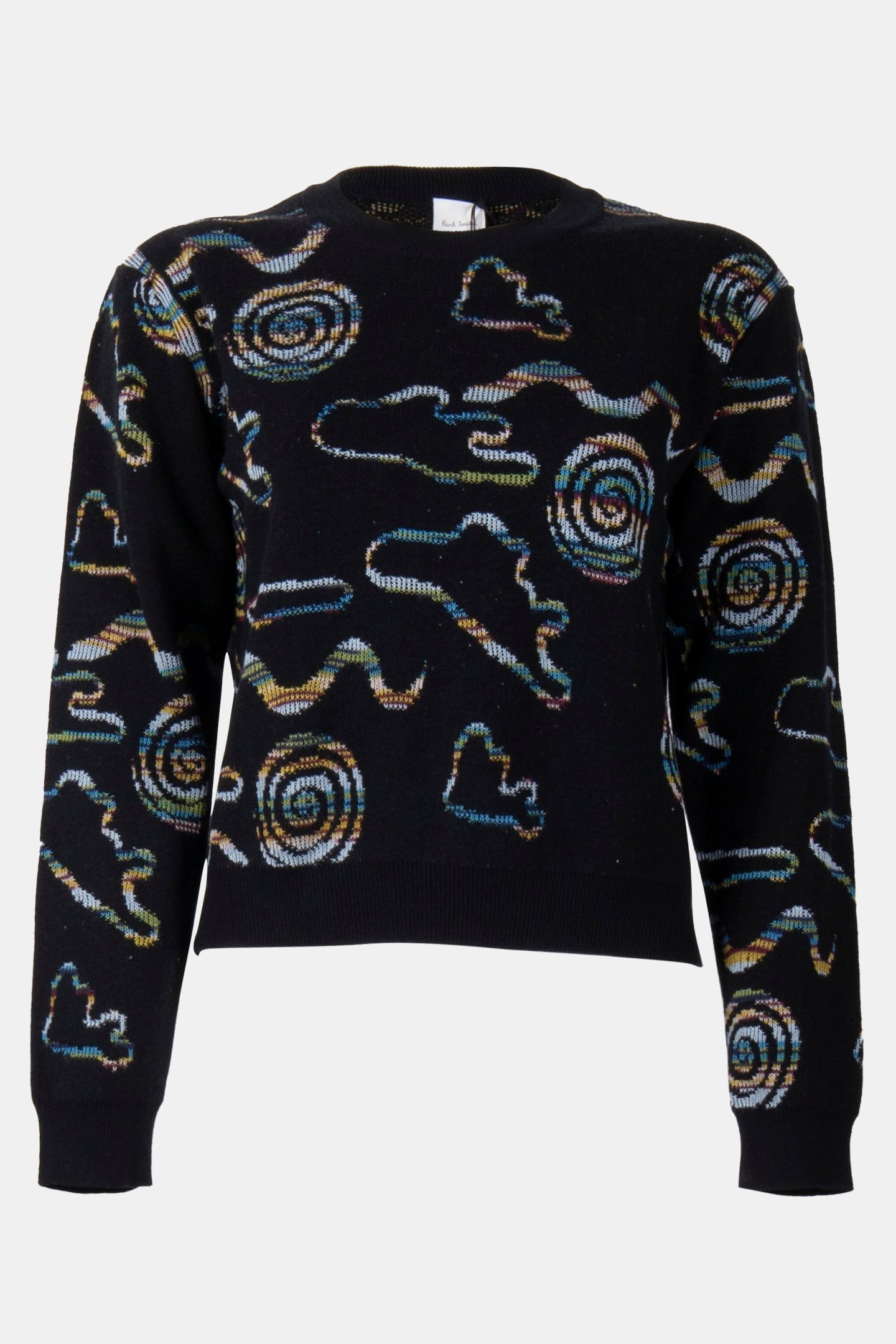 KNITTED SWEATER CREW NECK BLACK 3