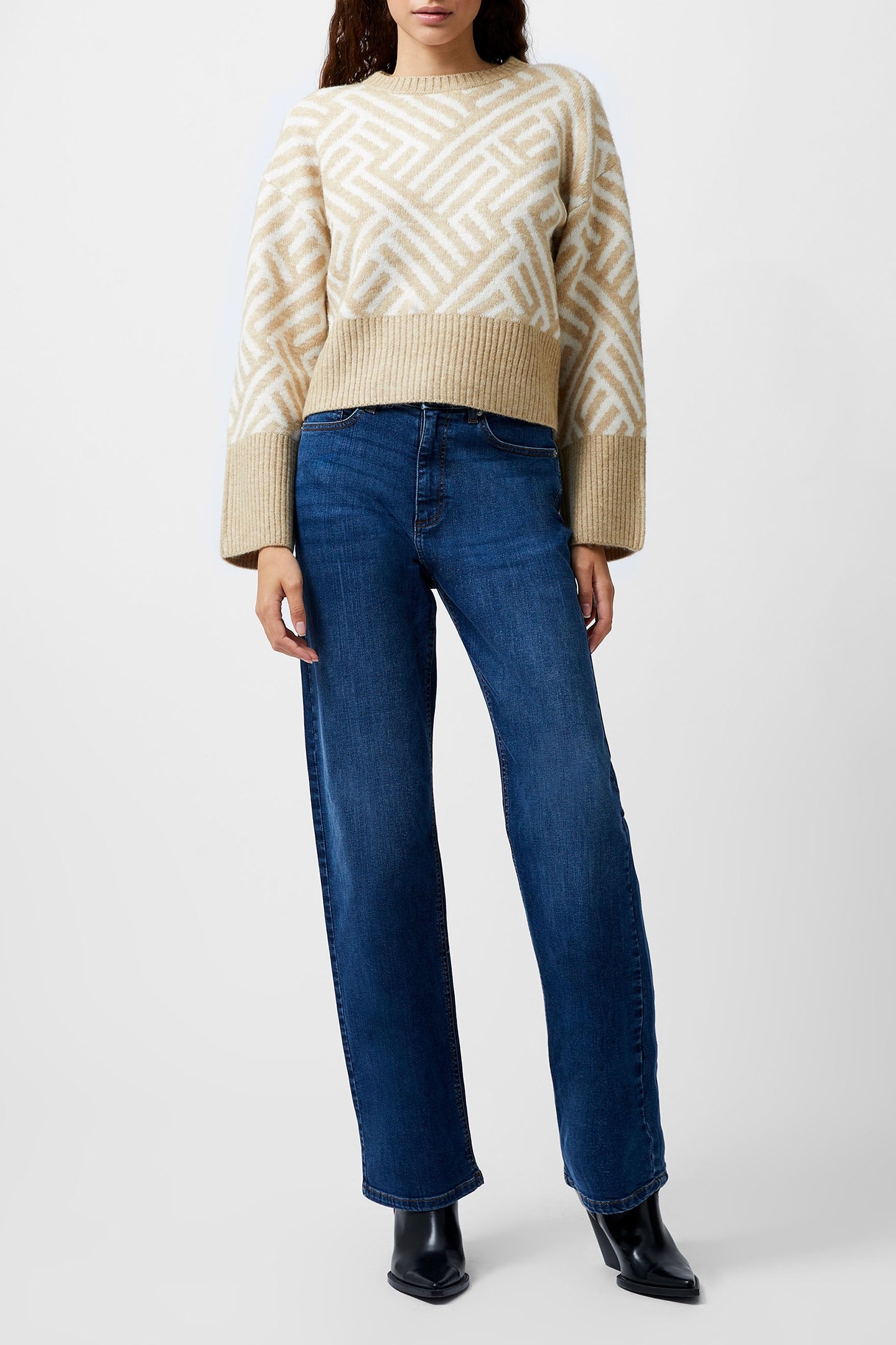 MARTINA GRAPHIC JUMPER INCENSE/CLASSIC CRM 1