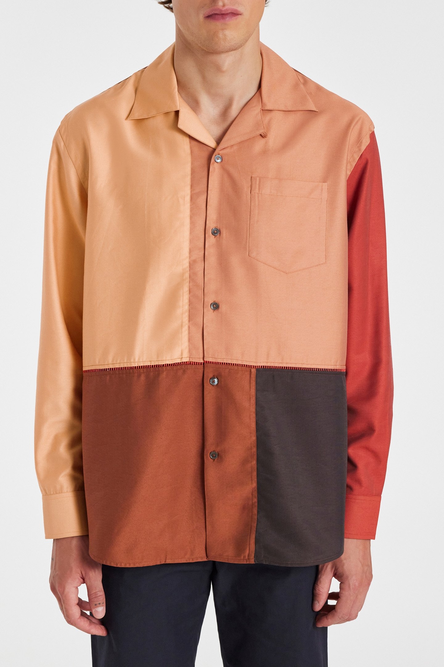 S/C OVERSIZED SHIRT MULTI COLOURED 1