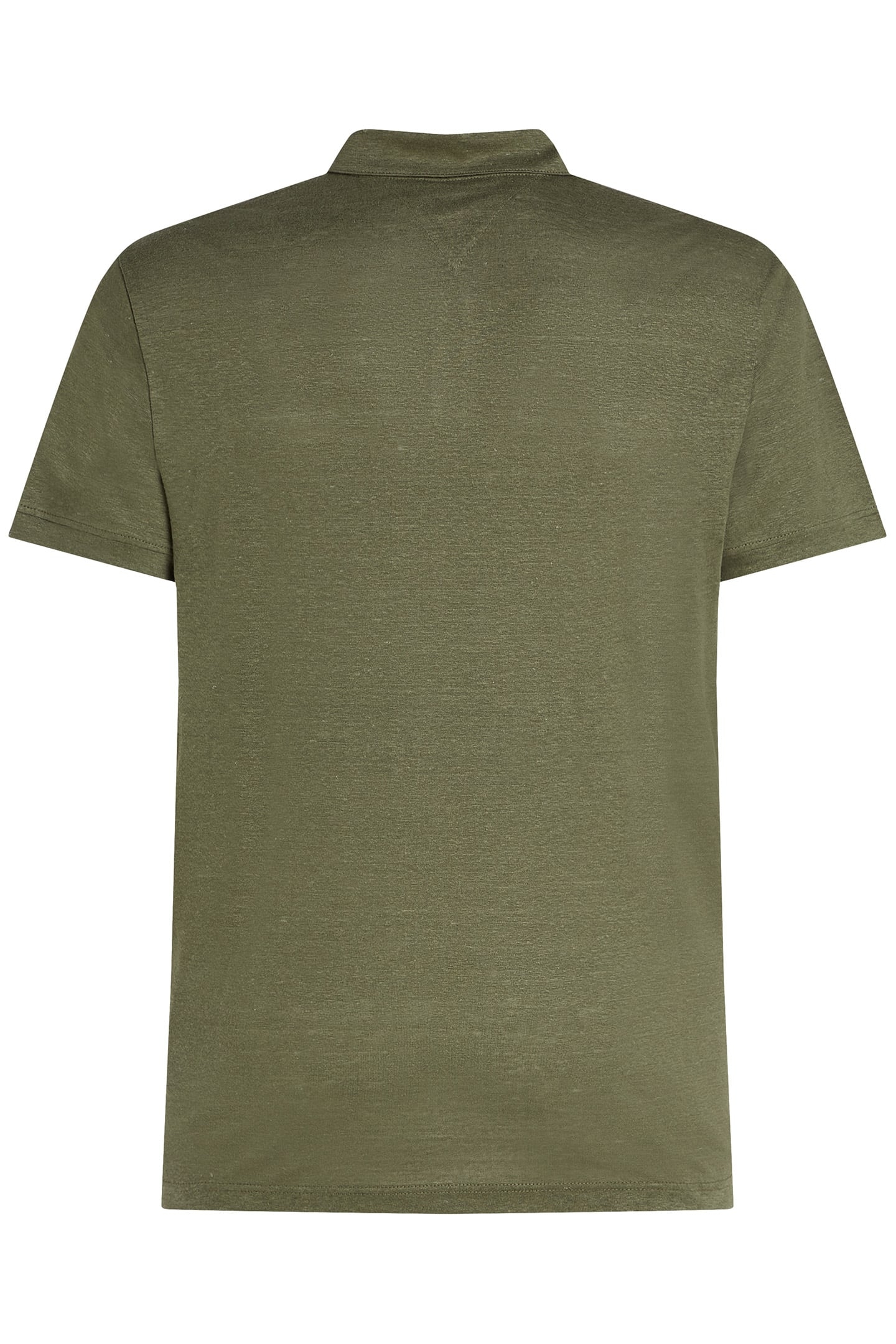 PURE LINEN SHORT SLEEVE POLO SHIRT, NORMAL FIT, BATTLE GREEN 5