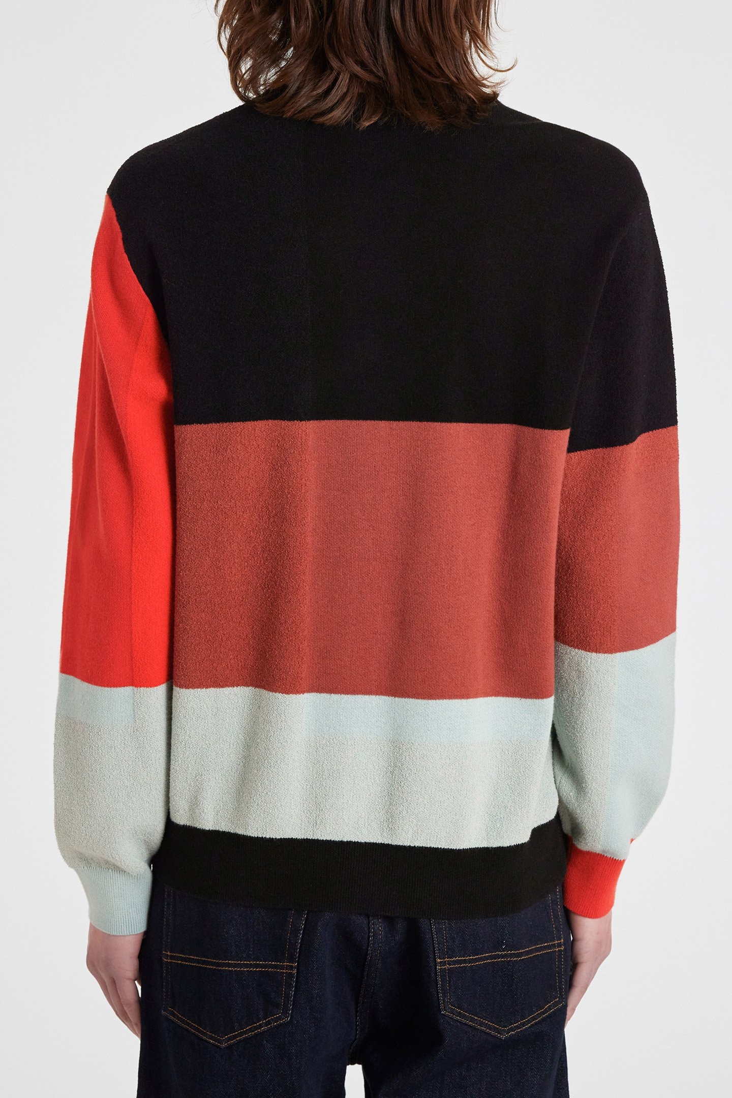 MENS SWEATER CREW NECK BRICK RED 2