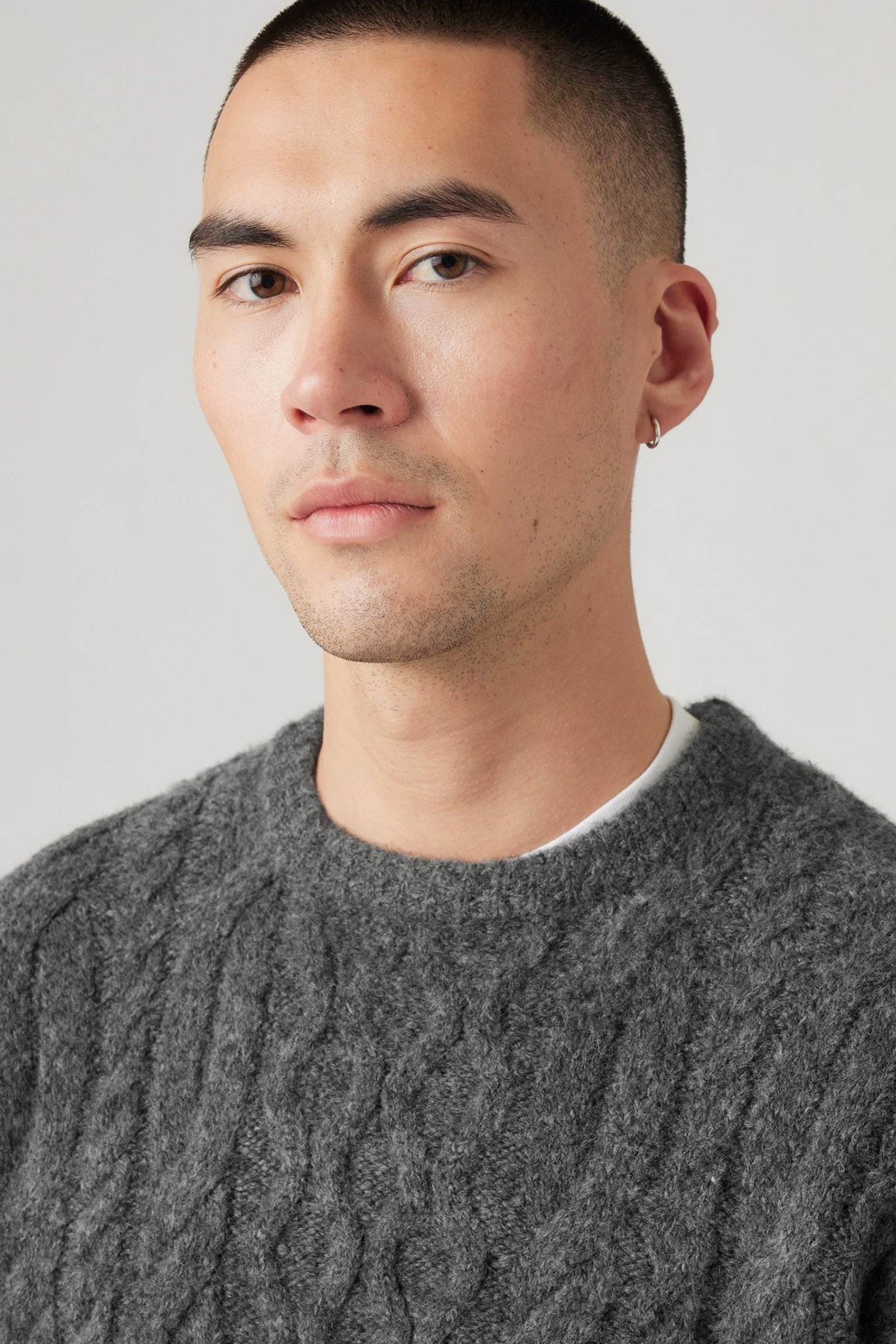 BATTERY CREWNECK SWEATER PARKSIDE CABLE 5