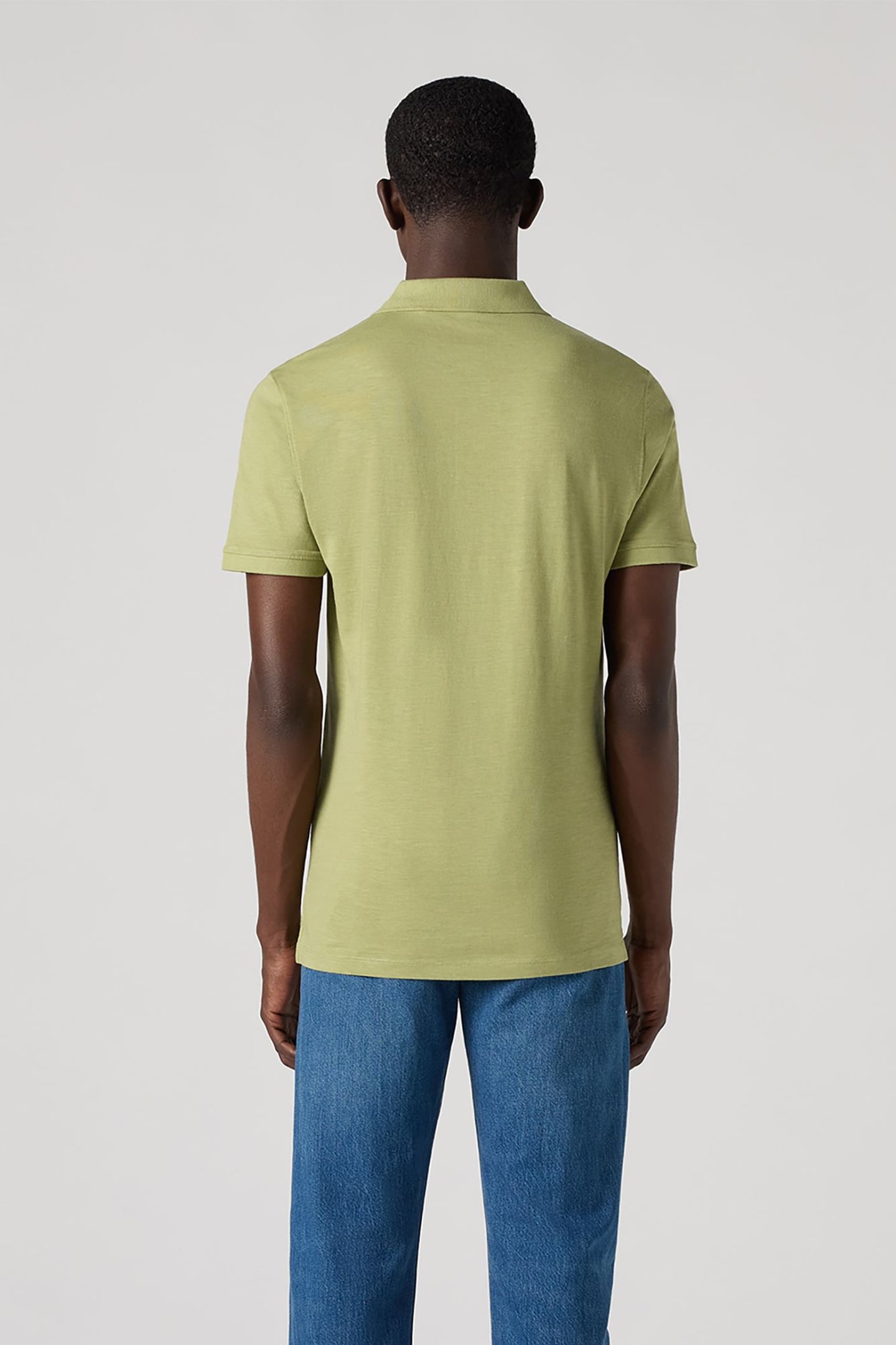 SLIM HOUSEMARK POLO SAGE SLUB 2