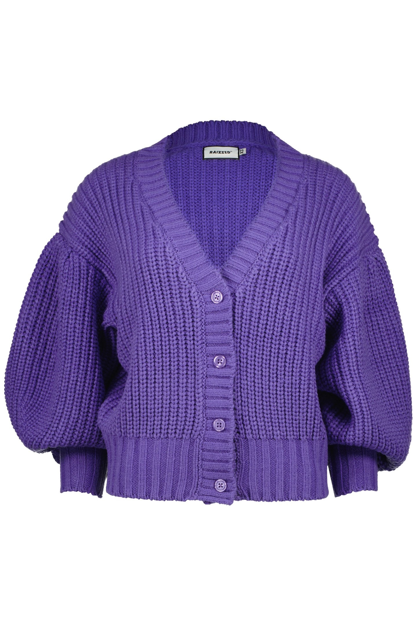 LEXIE CARDIGAN COOL PURPLE 1