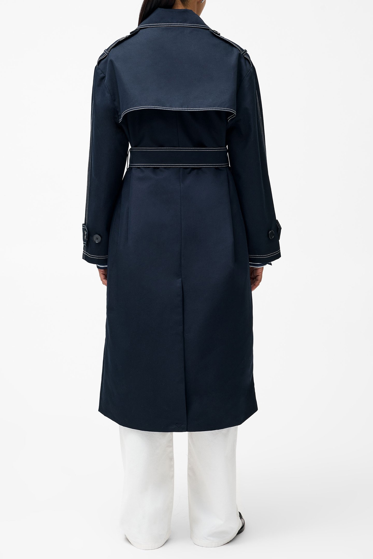 AFTON TRENCH COAT NAVY 3