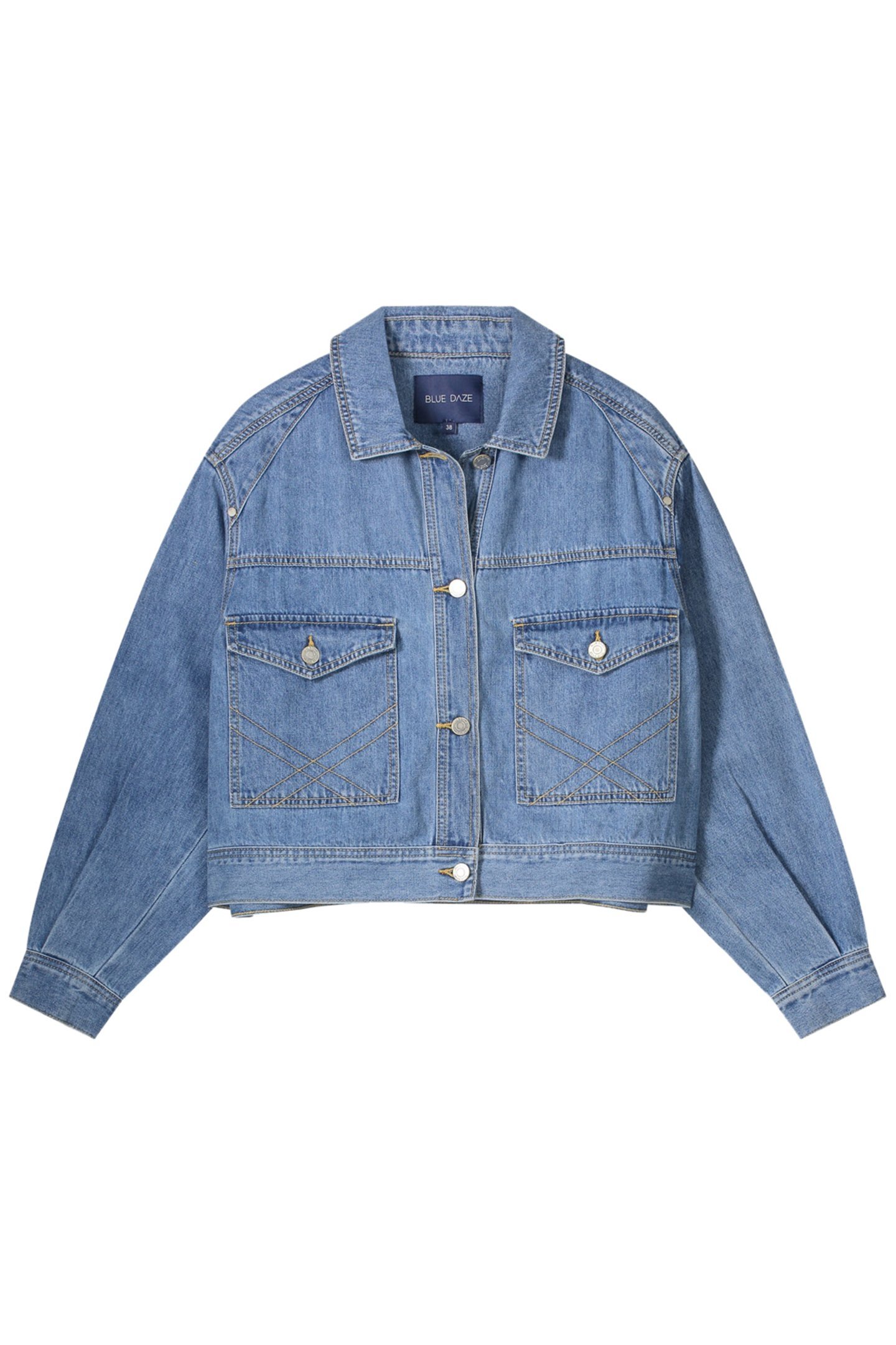 BOXY DENIM JACKET BLUES 1