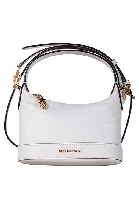 SMALL CROSSBODY BUCKET BAG IN WHITE 1