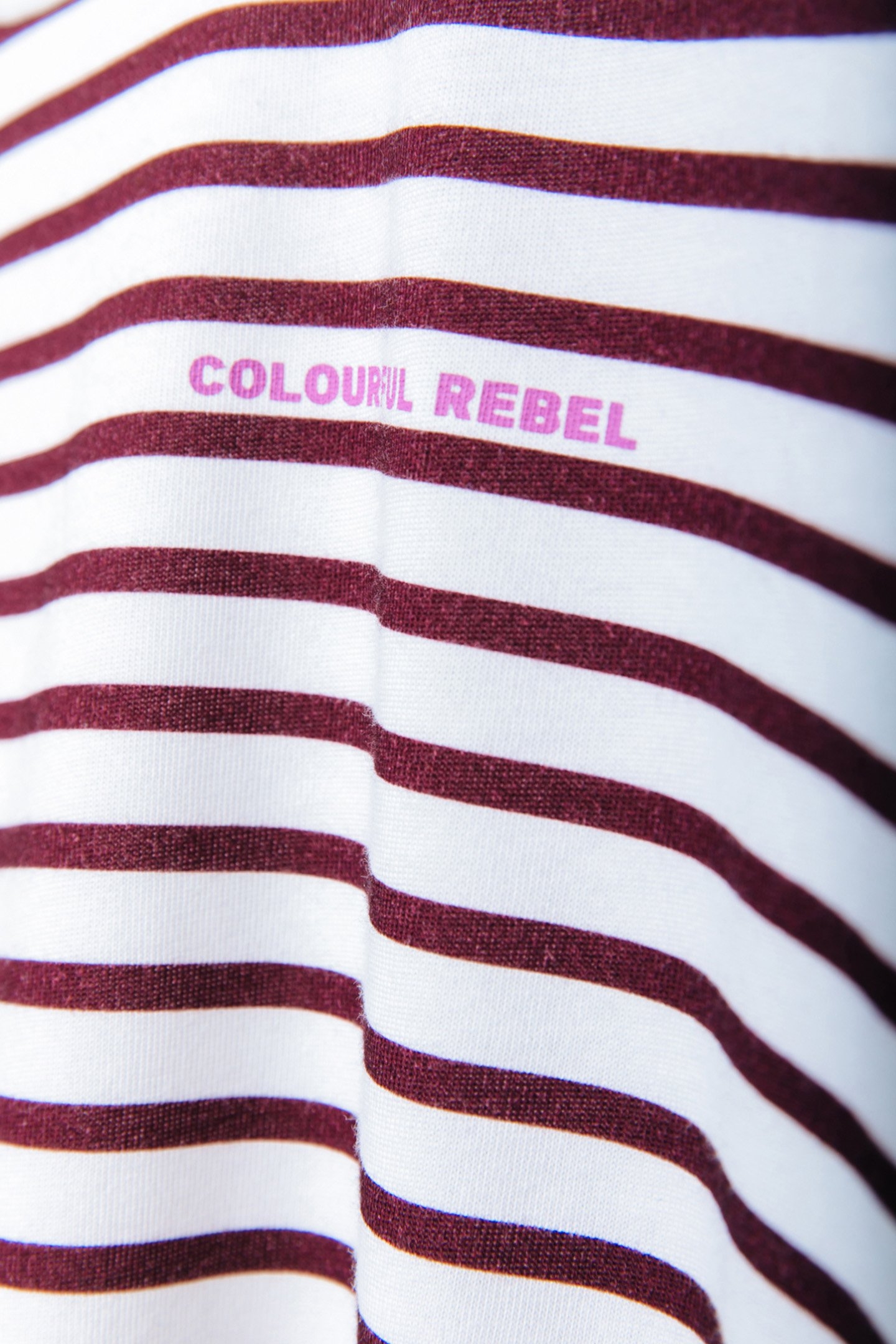 MOTHER EARTH STRIPE LONGSLEEVE TEE PORT RED 3