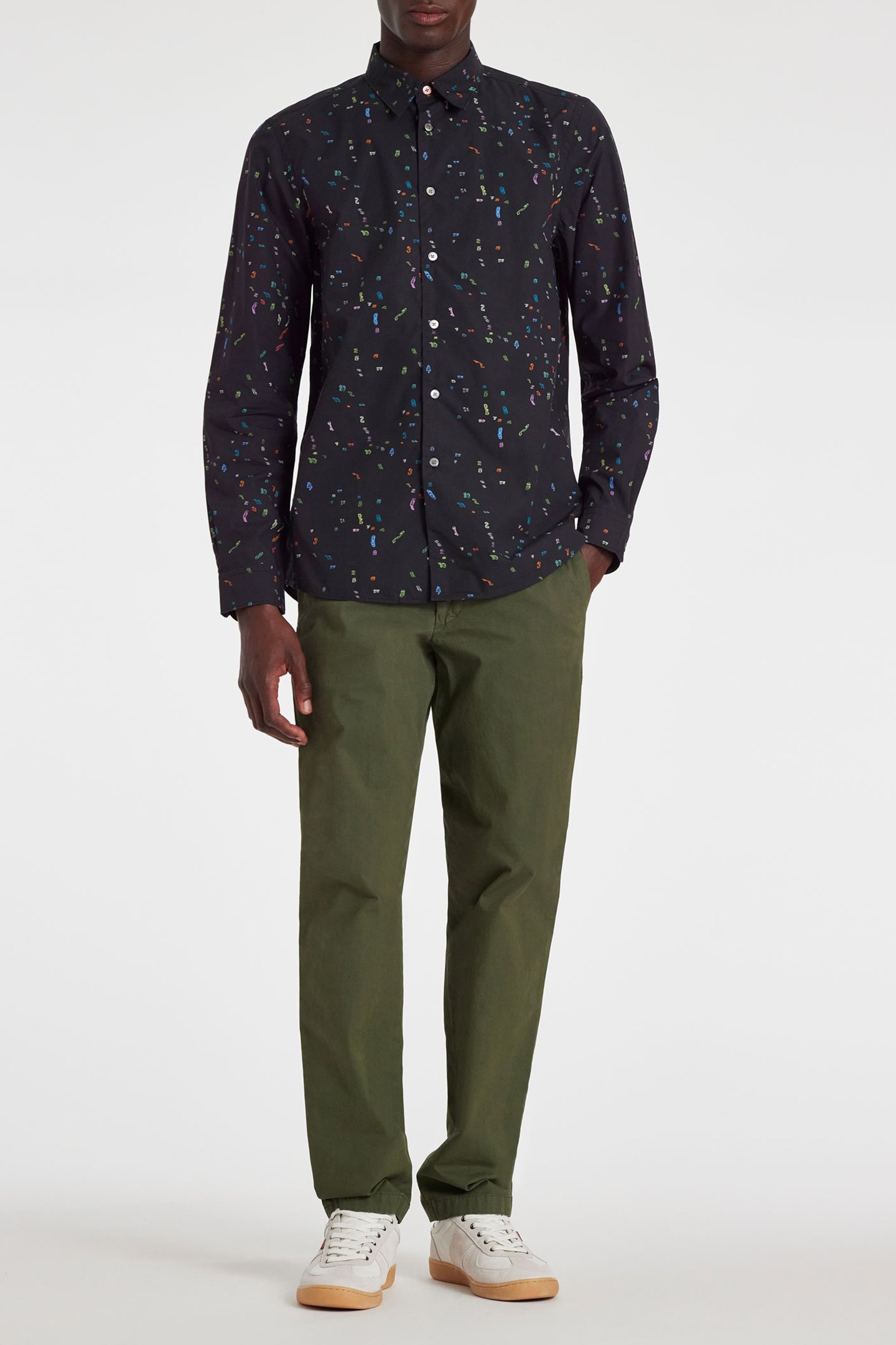 LS REGULAR FIT SHIRT BLACK 3