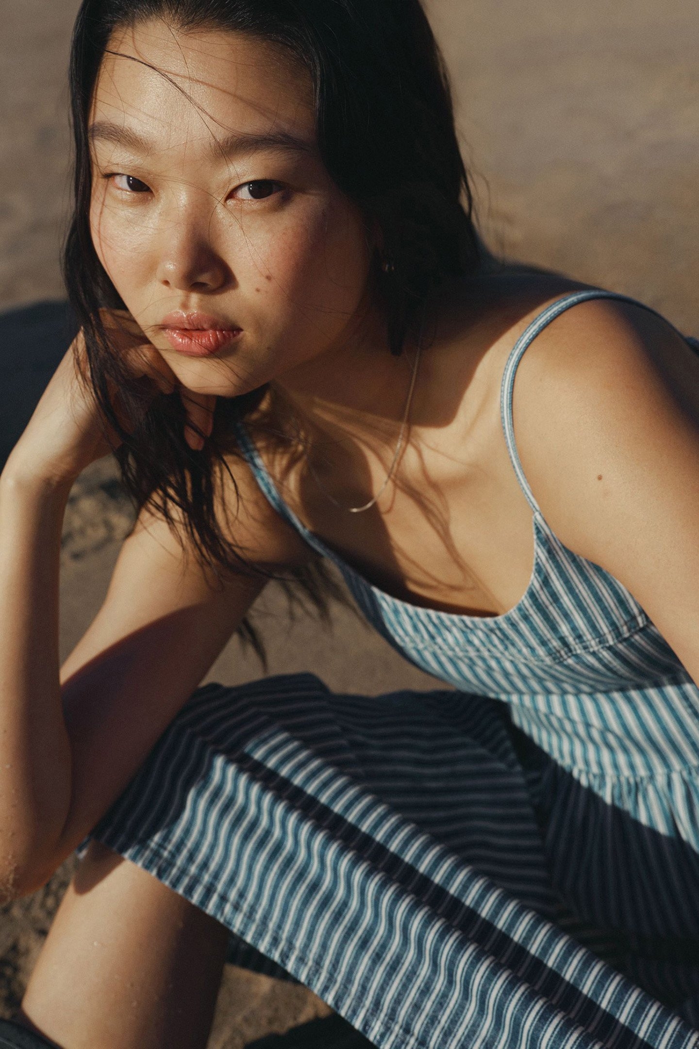 ALESSIE BUSTIER DRESS MISCHA STRIPE DENI 8