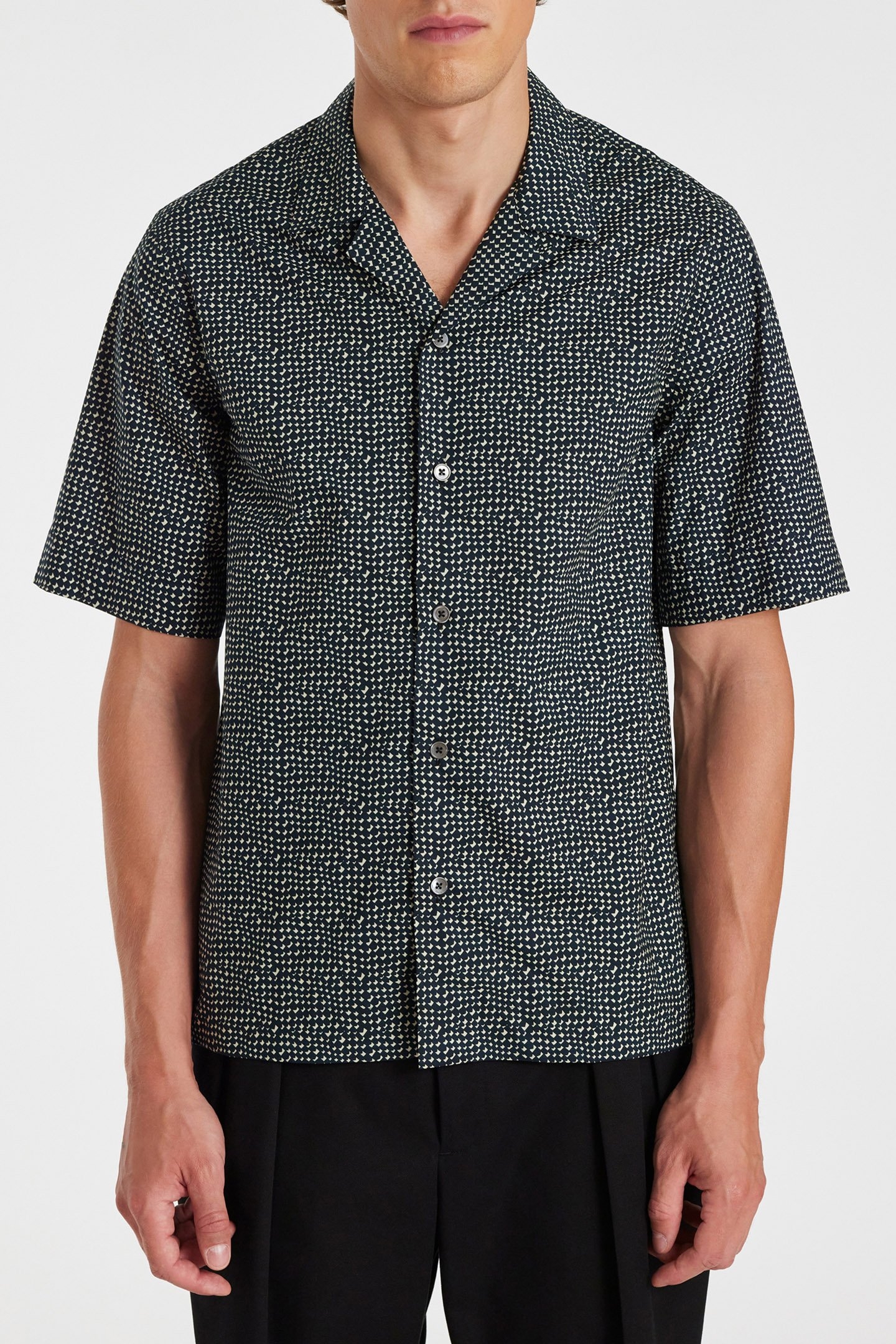 S/S REGULAR FIT SHIRT NAVY 1