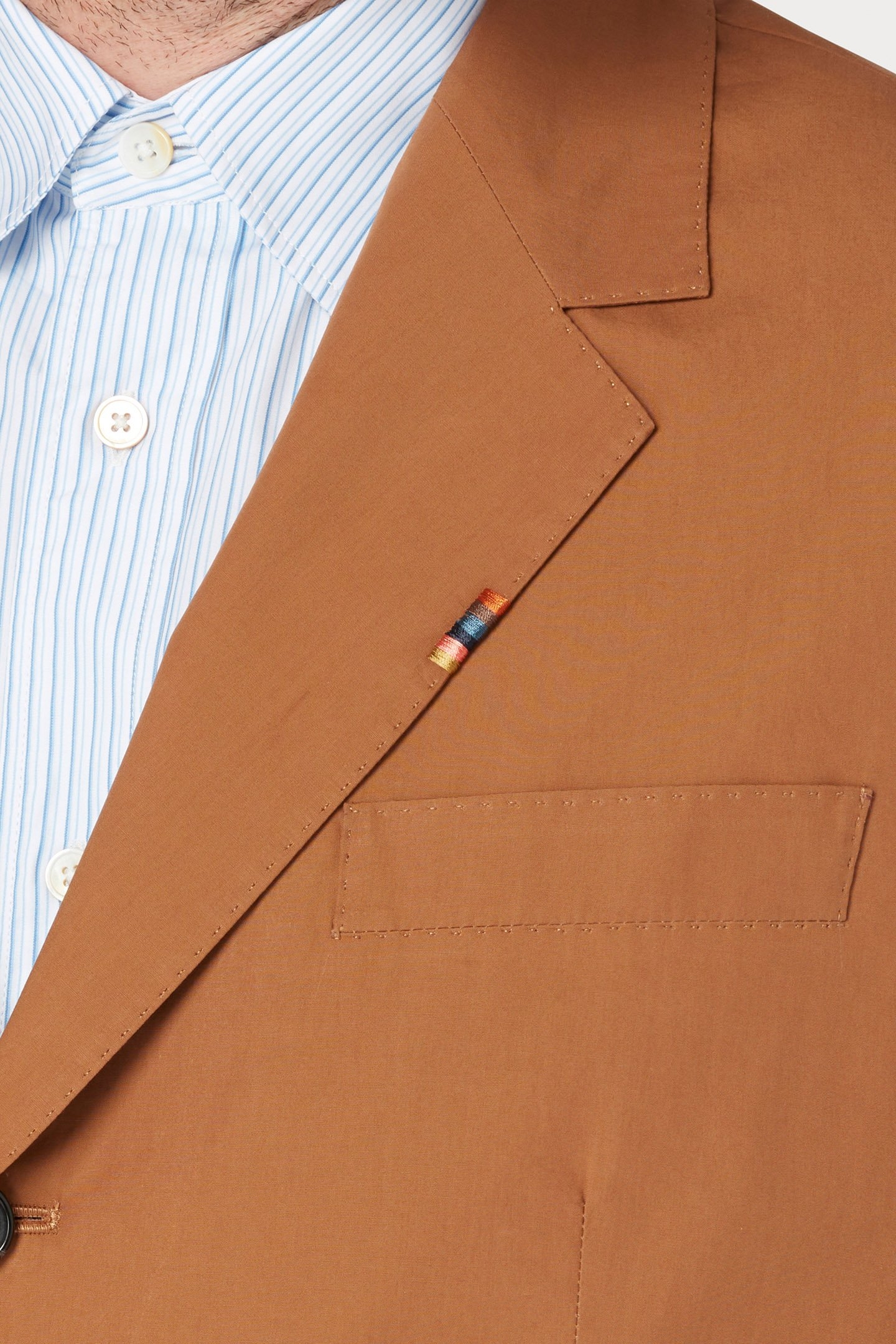 MENS 2BTN SB JACKET TAN 5