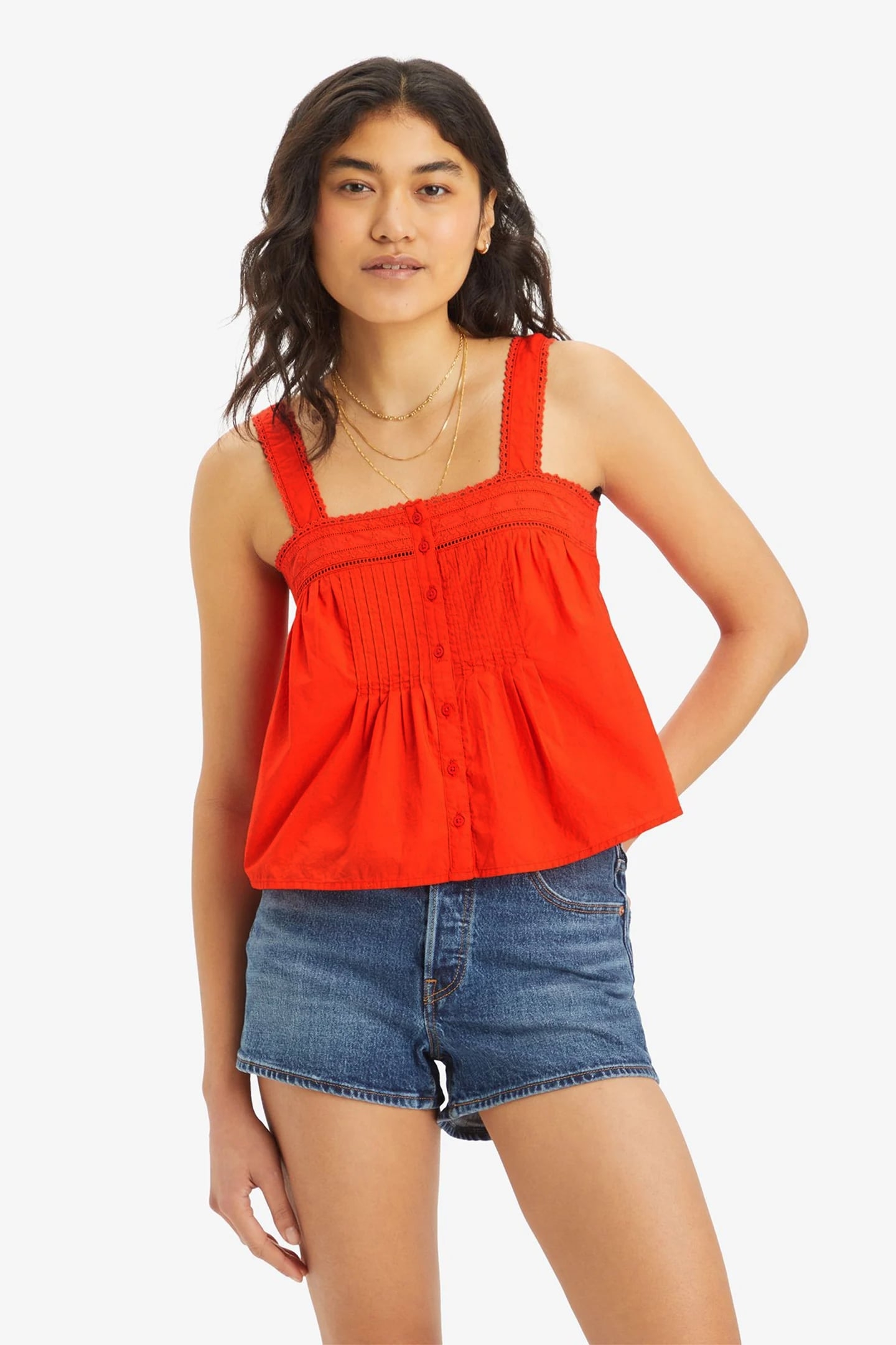 CICI TANK POPPY RED 1