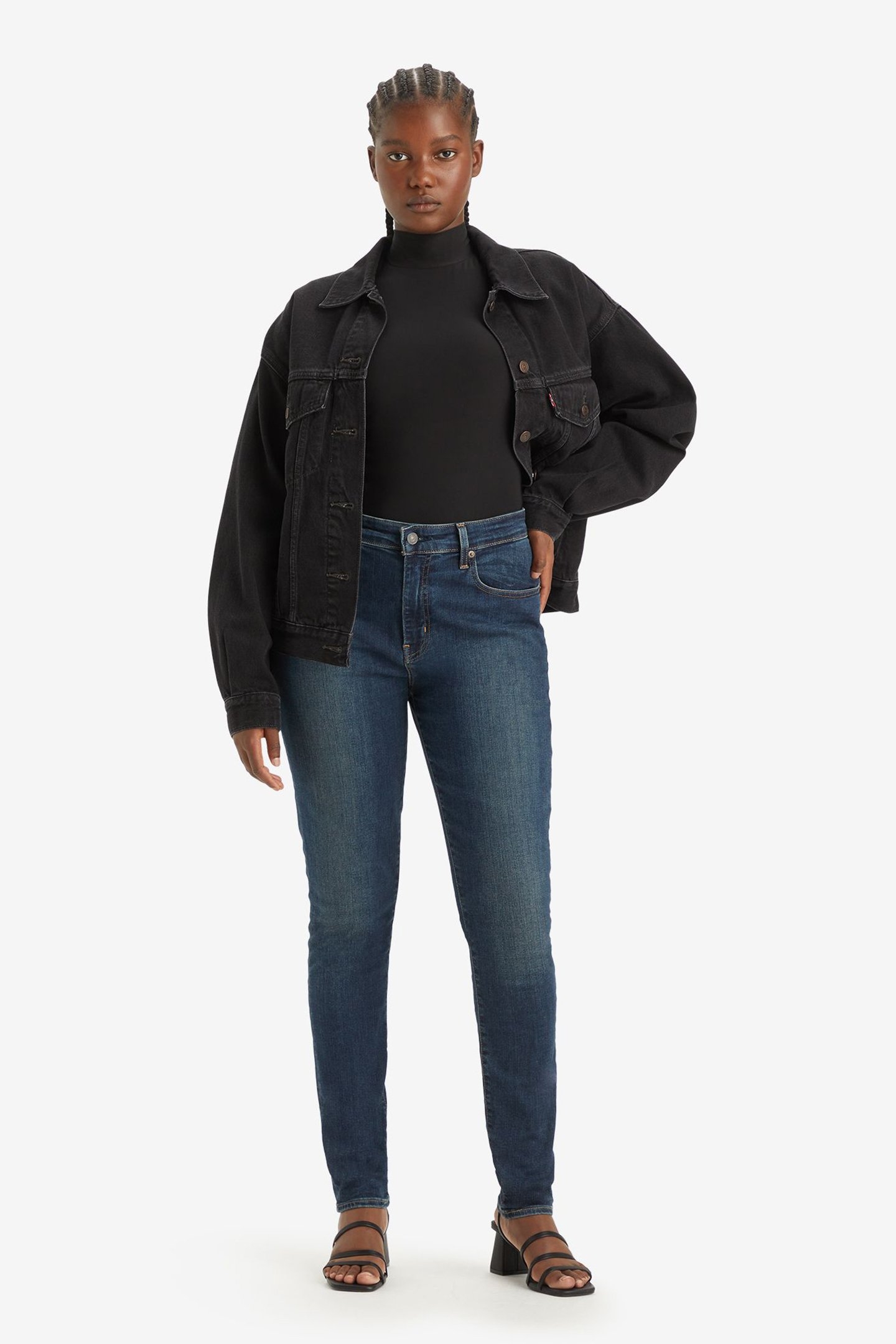 721 HIGH RISE SKINNY BLUE SWELL 4