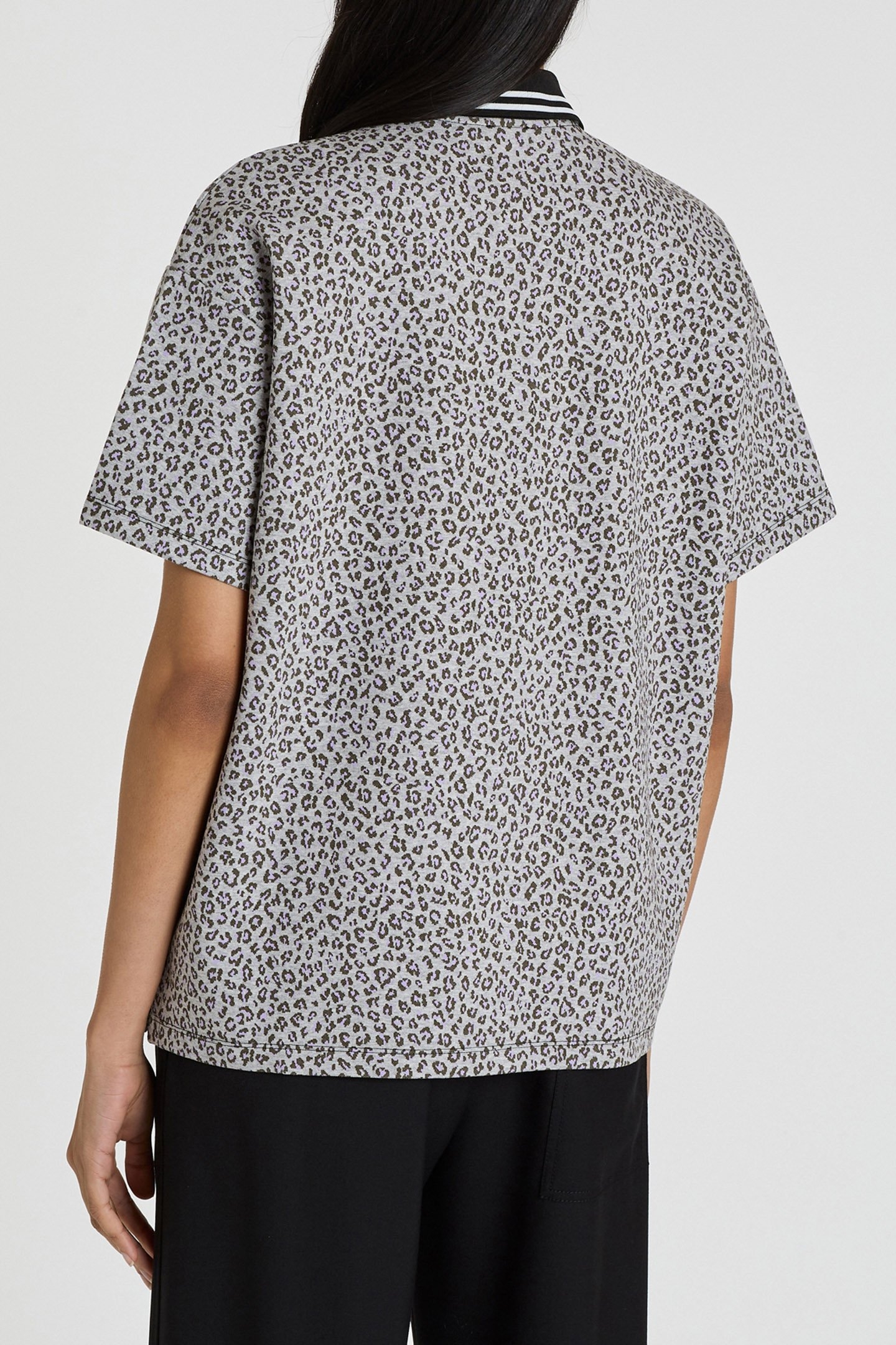 WOMENS JERSEY TOP GREY MELANGE 2