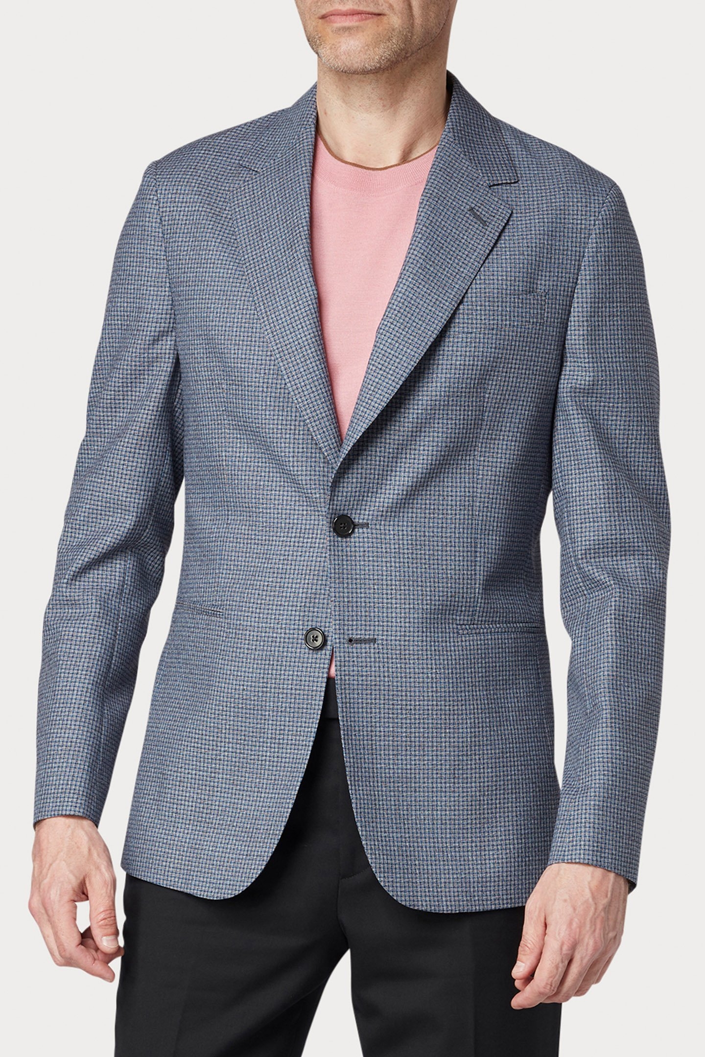GENTS 2 BUTTON JACKET LIGHT BLUE 1