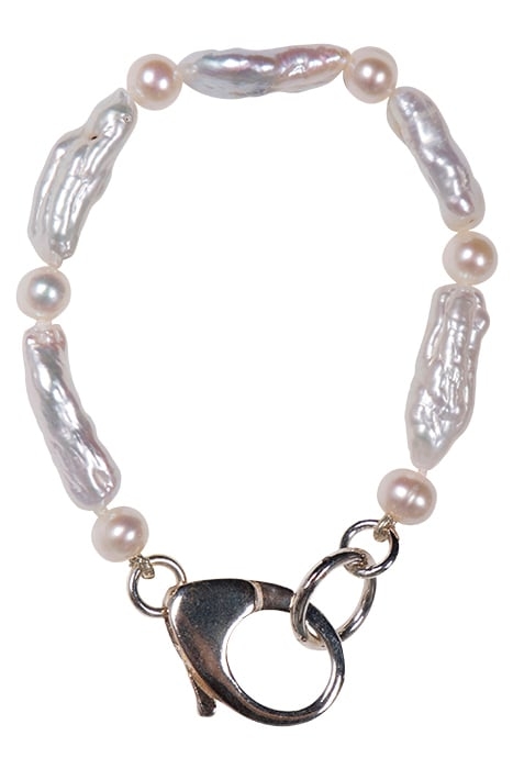 HATTON LABS – GNOCCHI PEARL BRACELET SILVER 3