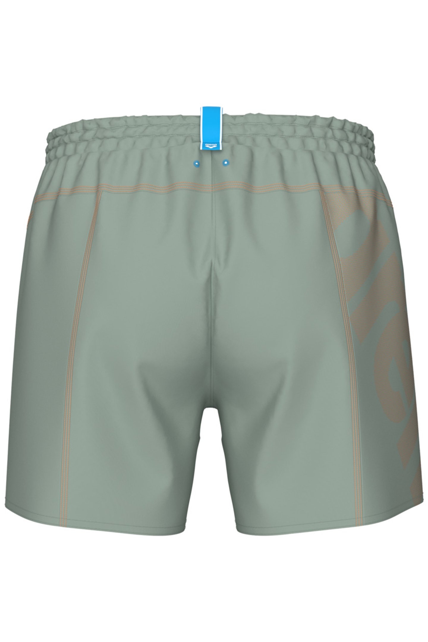 MEN'S ARENA PRO_FILE BEACH SHORT LOGO JADE-SALMON PINK 5