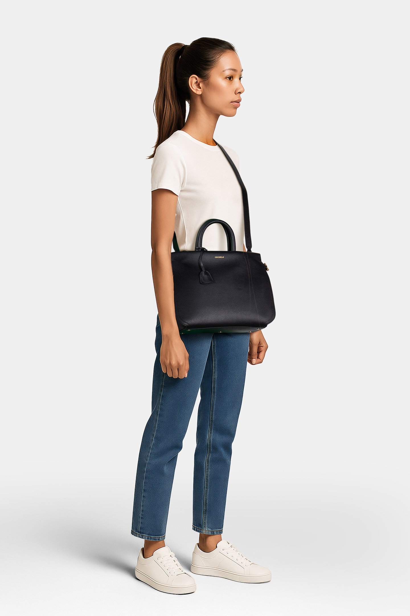 COCCINELLE BLUE SOFT NOIR 2