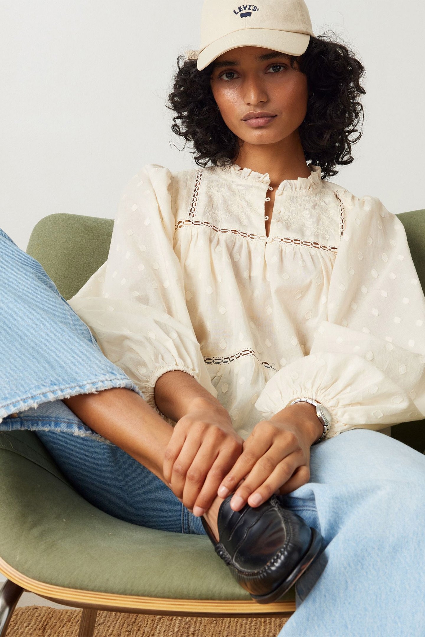 LUCIA BLOUSE WHITE SWAN 4