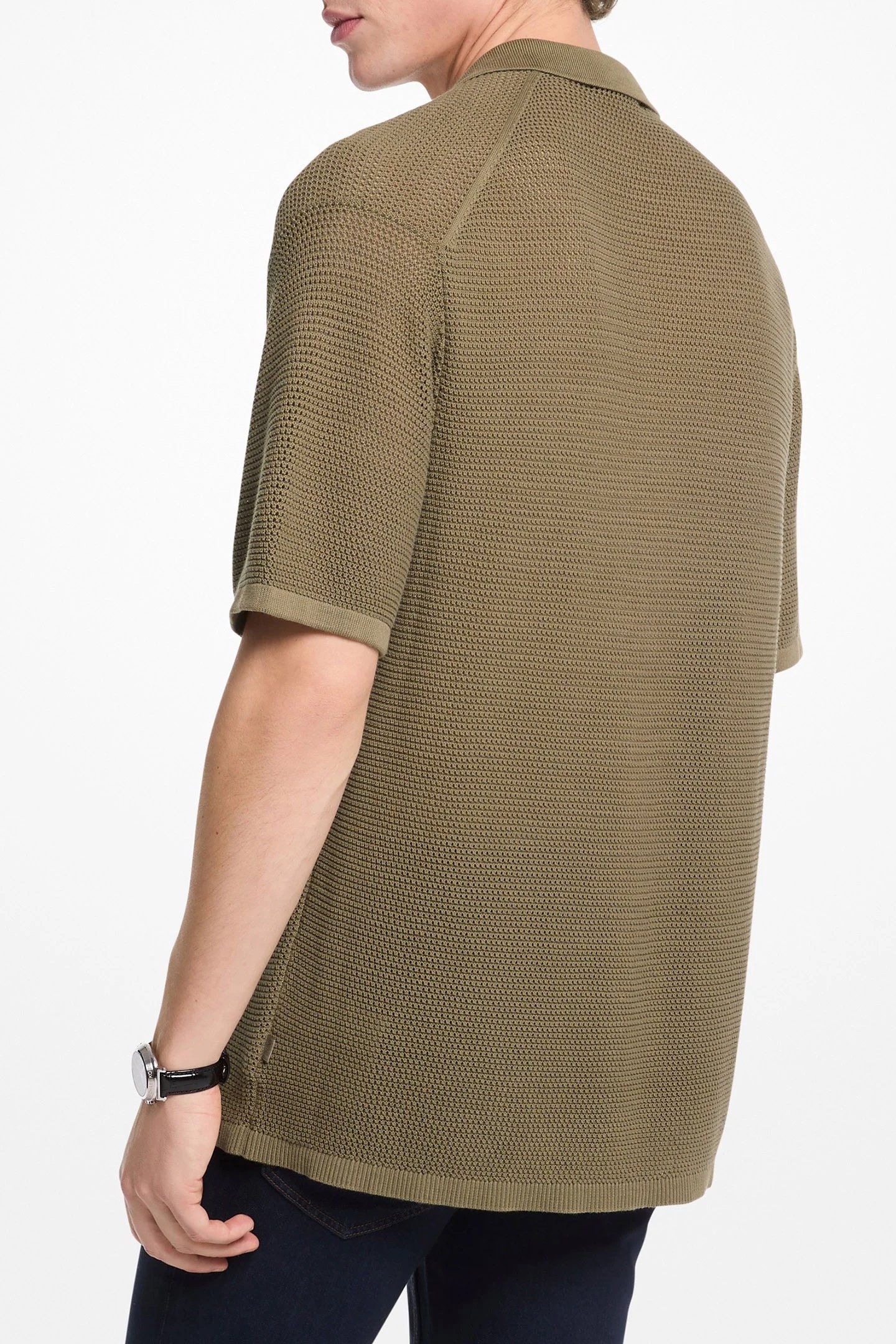 MESH SHIRT IN SAFARI GREEN 2