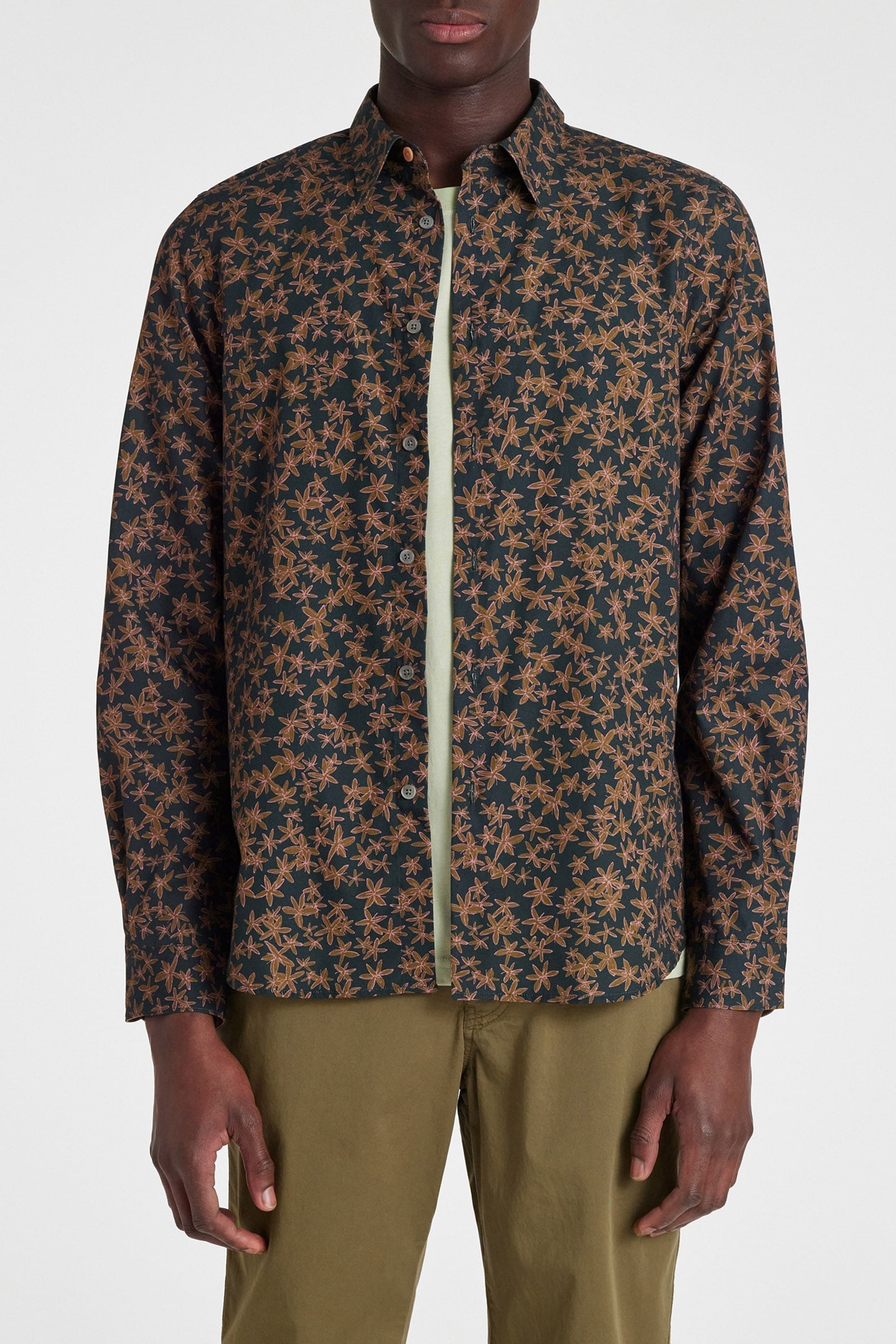 MENS SHIRT LS TAILORED FIT INDIGO 1