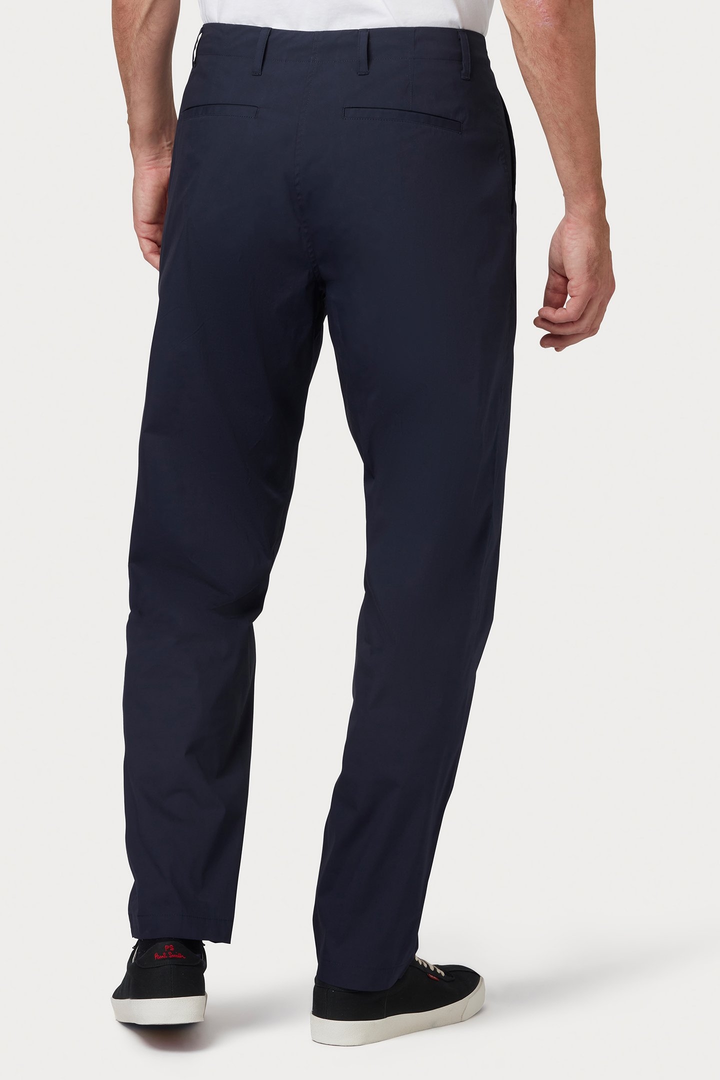 MENS TAPERED FIT PLEAT TROUSER VERY DARK NAVY 2
