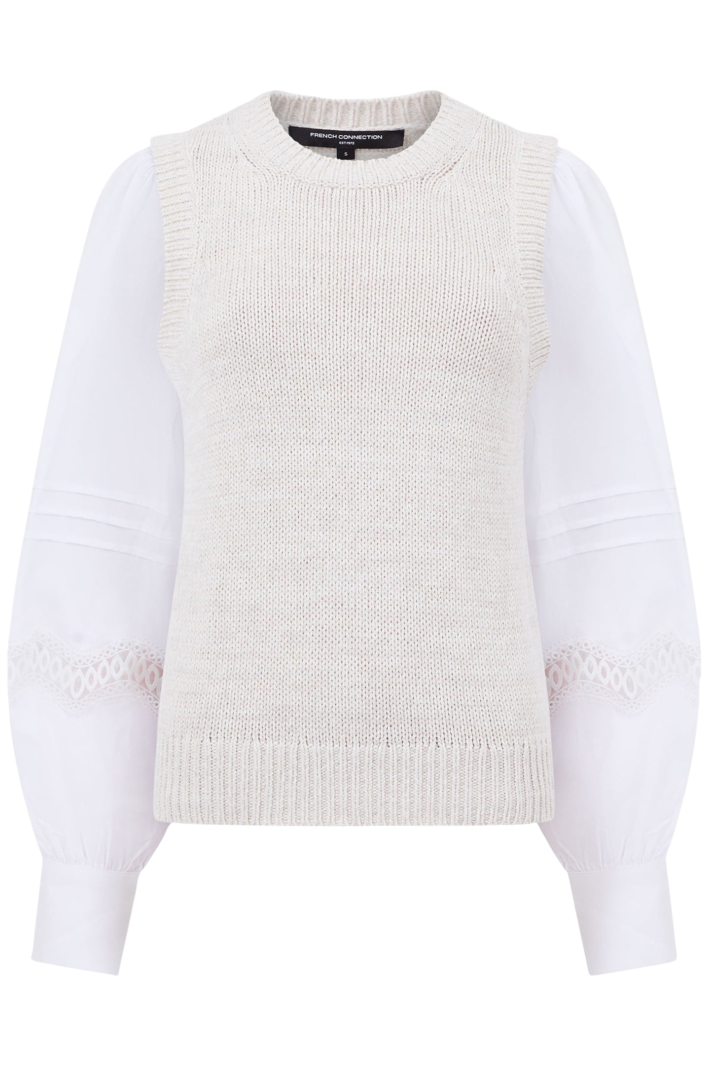 KLARA FLEC MIX JUMPER GREY OATMEAL MIX 3