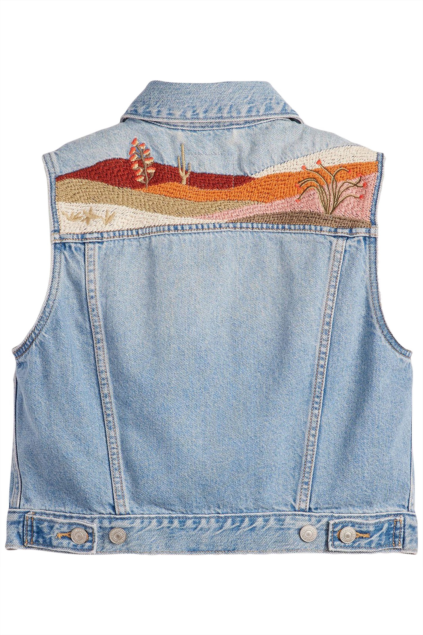 WESTERN EMBROIDERED SLEEVELESS JACKET 4