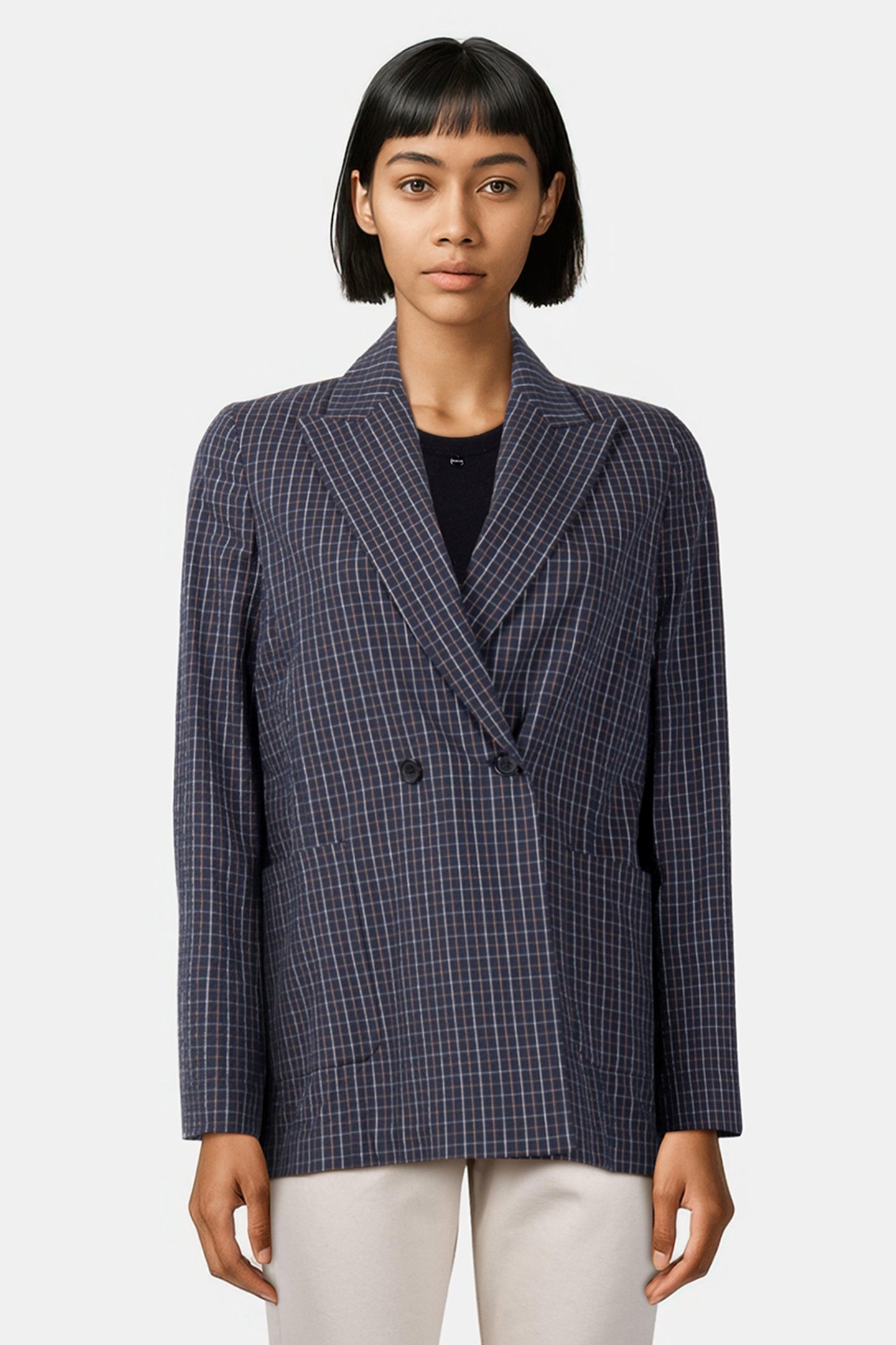 WOMENS BUGGY LINED JACKET INDIGO 1