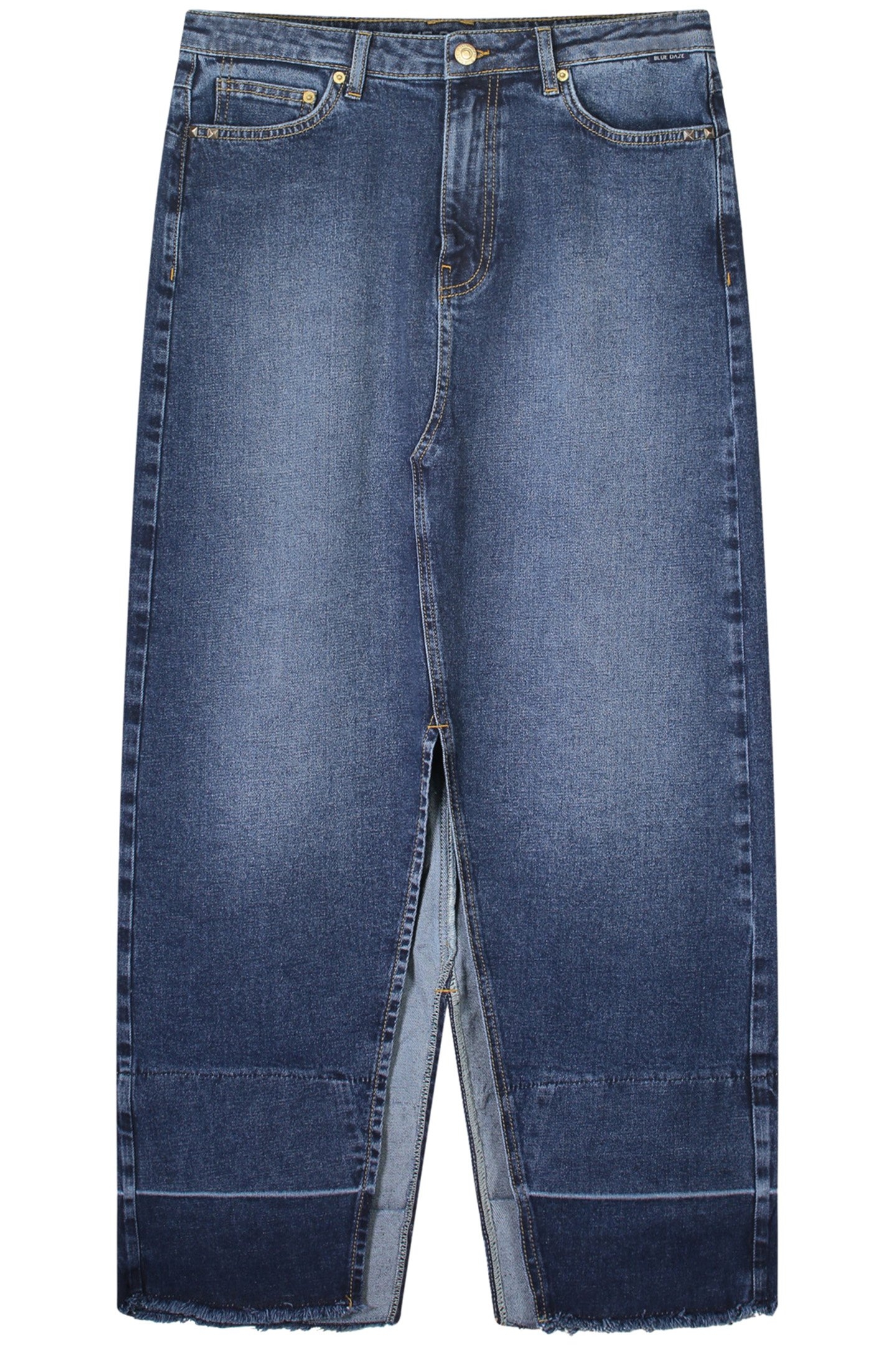 DENIM SKIRT COTTON COMFORD DENIM BLUES 4