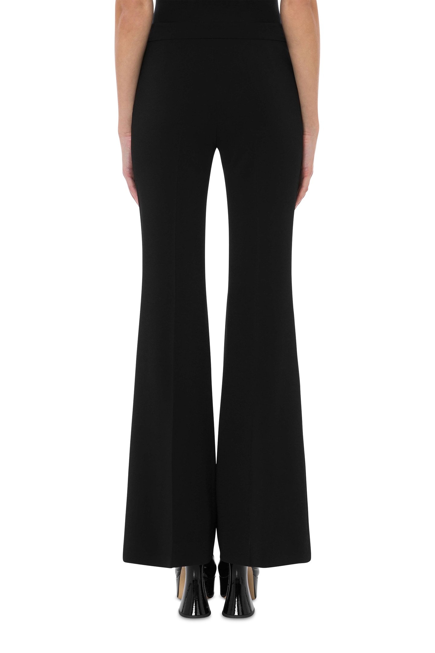 60'S CADY FLARED TROUSERS BLACK 2