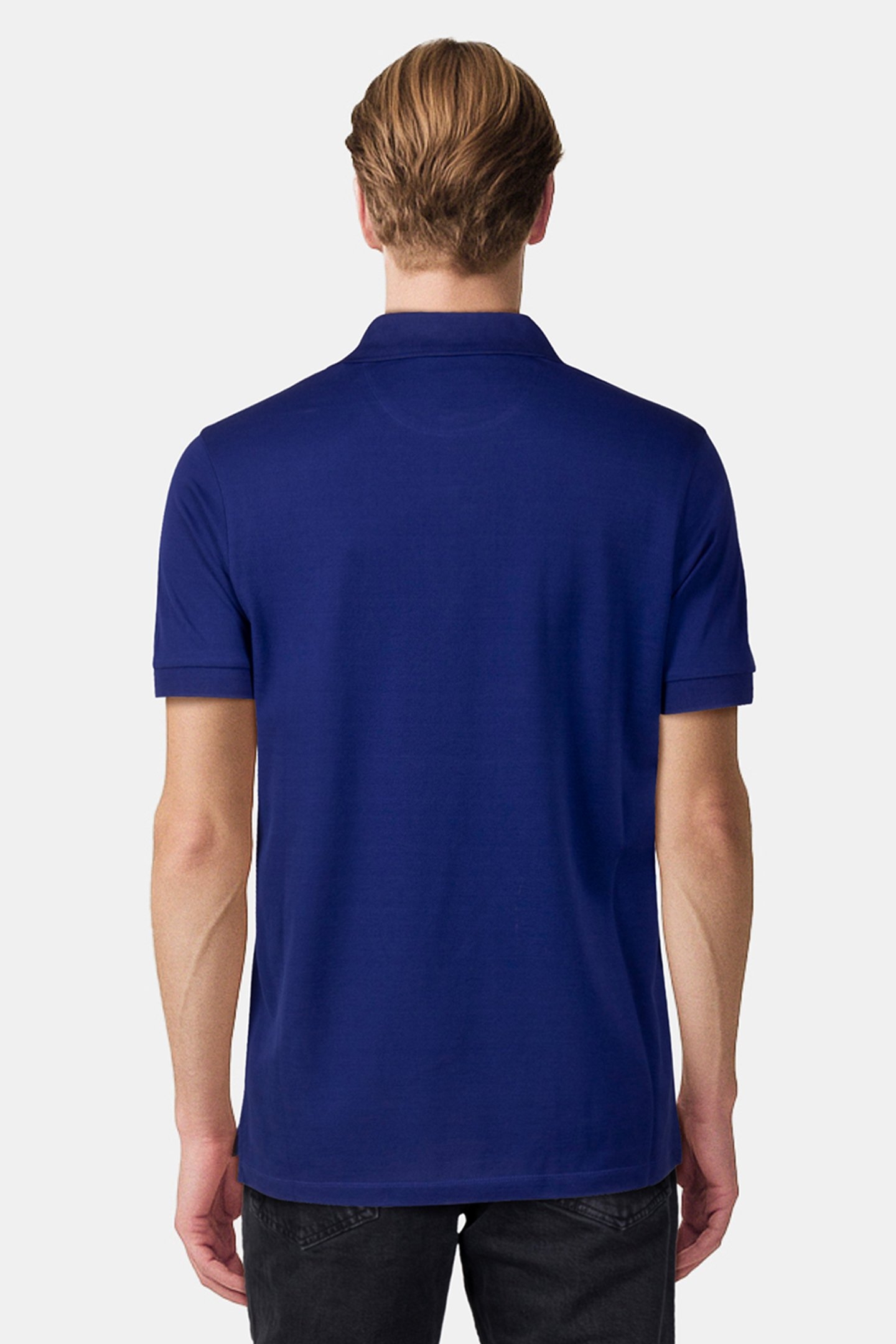 POLO SHIRT STR PLACKET INDIGO 2