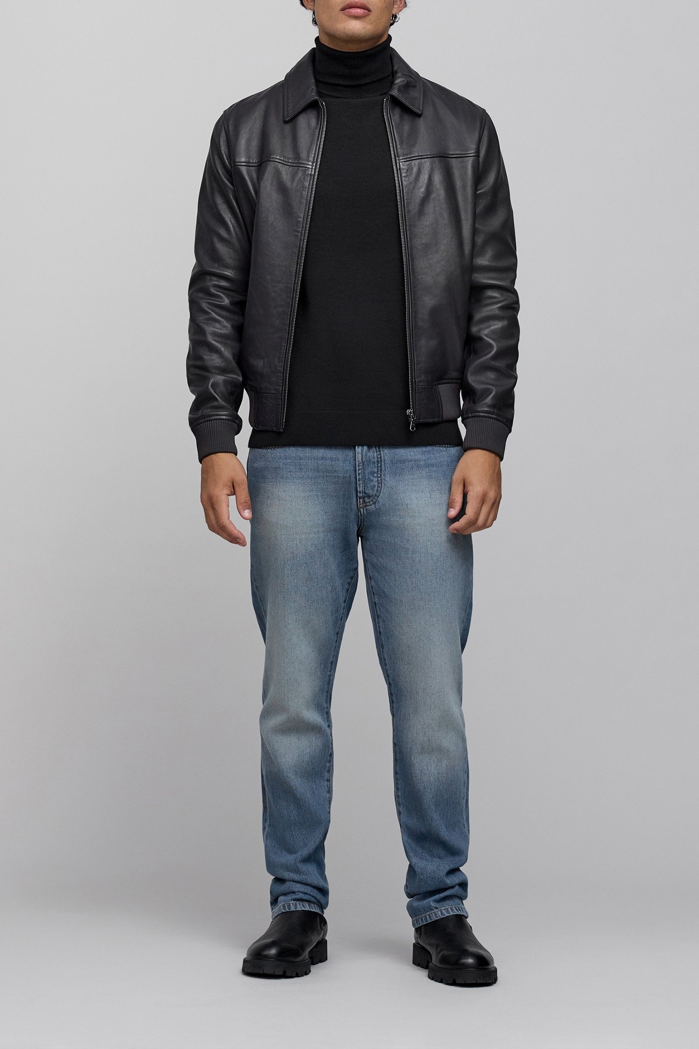 BLACK TURTLENECK JUMPER 5