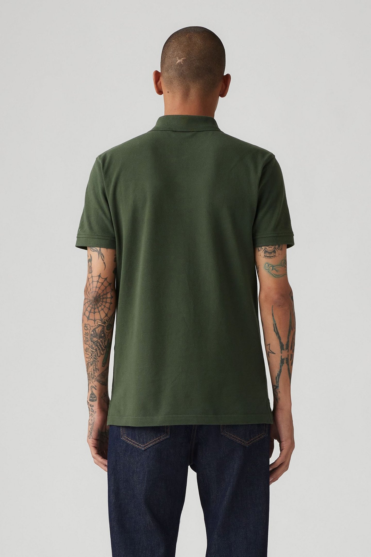 LEVIS HM POLO KOMBU GREEN PIQUE 2
