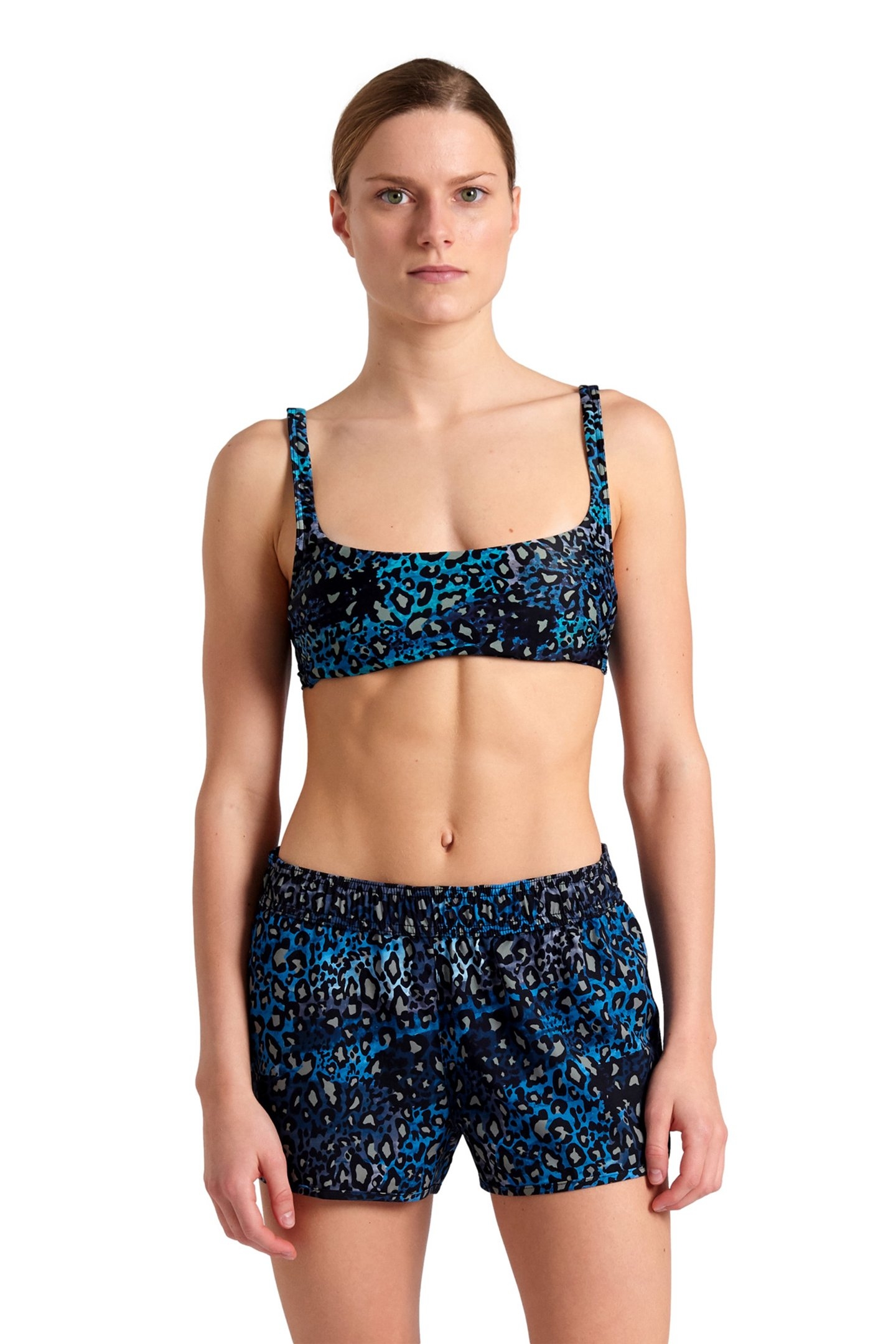 W ARENA WATER PRINTS BEACH SHORT ANIMALIER 1