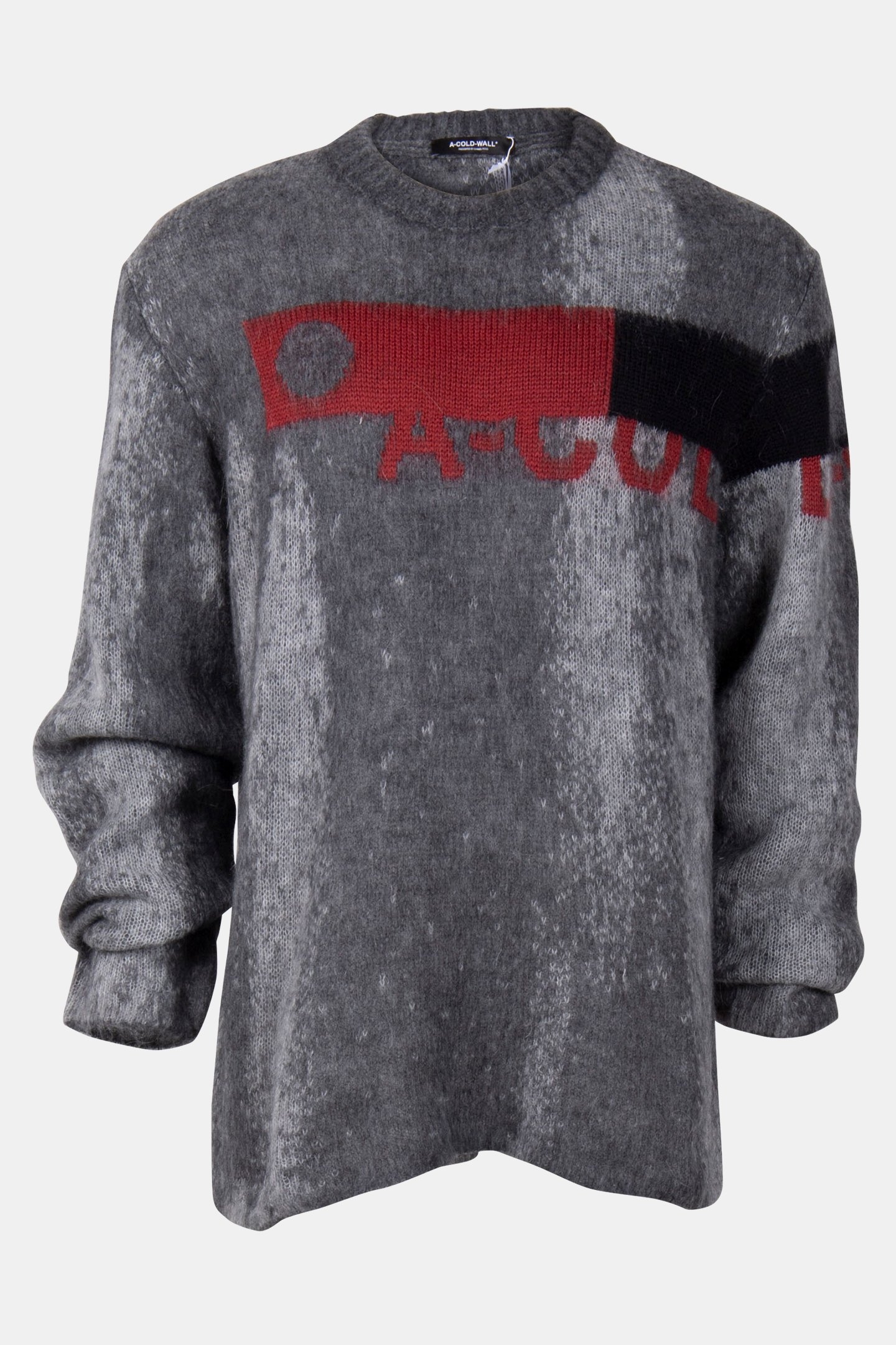 A-COLD-WALL* – SPRAYED JACQUARD KNIT IRON GREY 3