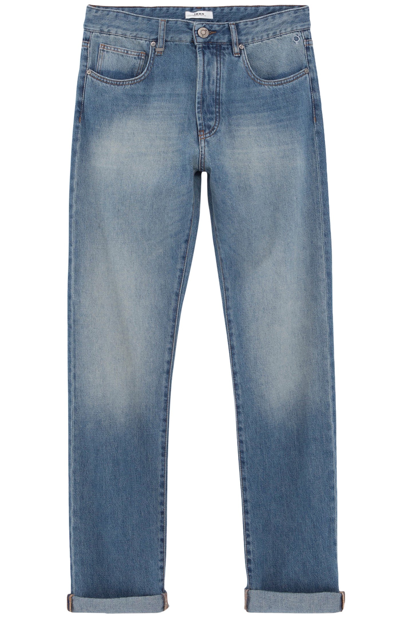 UNISEX INDIGO WATERLESS DENIM REGULAR GENDER FREE JEANS 3