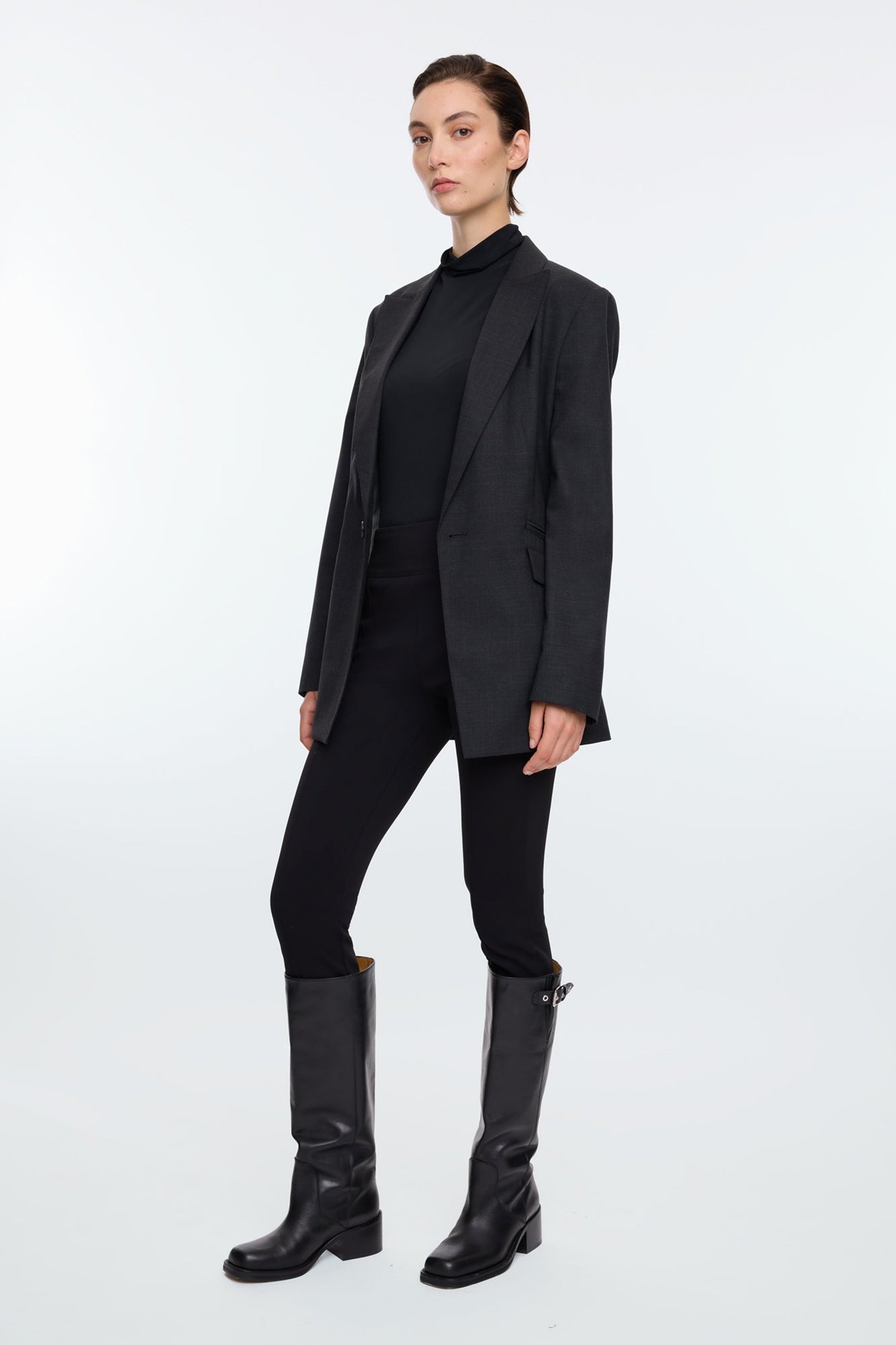 PINTUC STRETCH TWILL BLACK 4