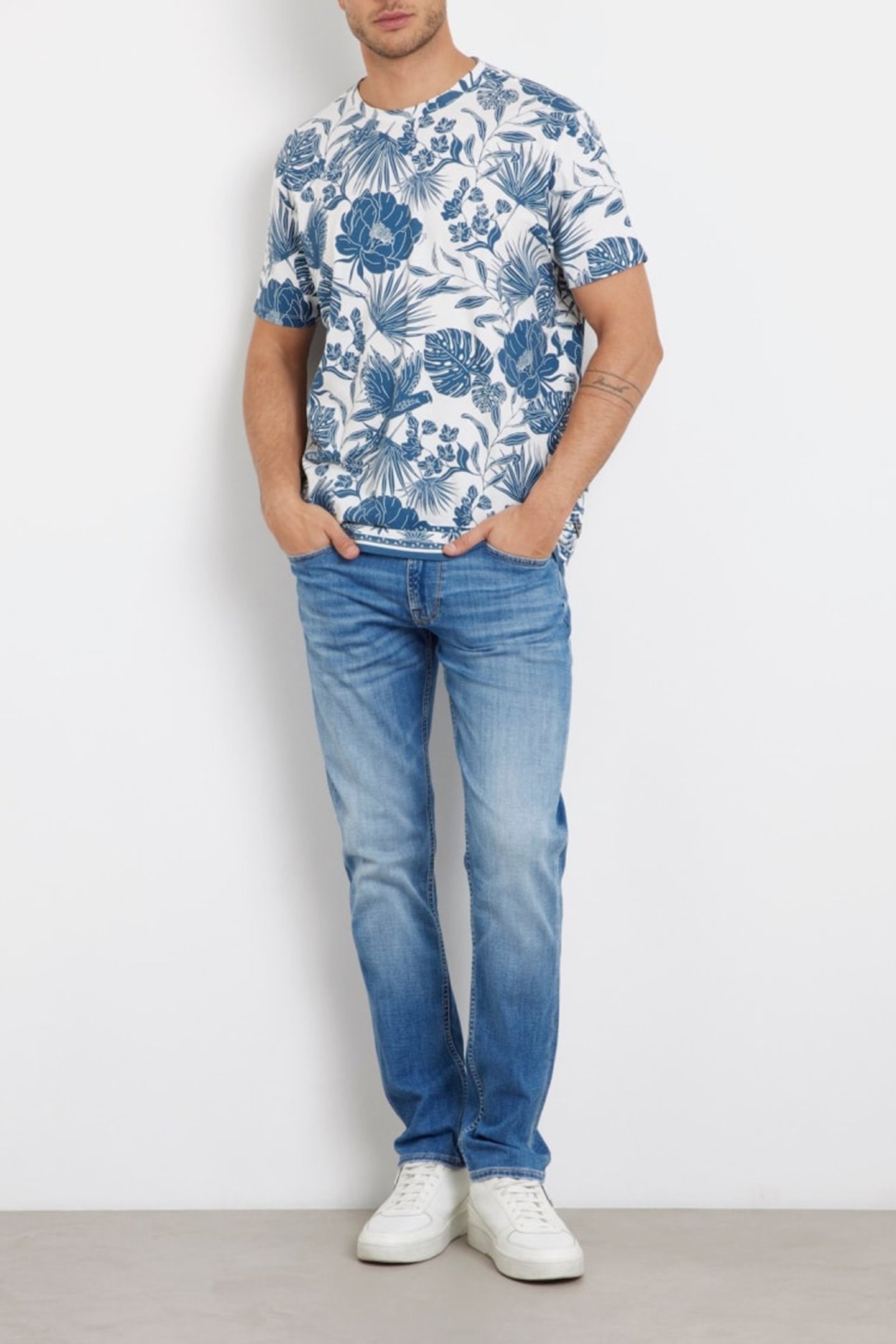 SS BSC TROPICAL LINO SALT WHITE MULTI 3